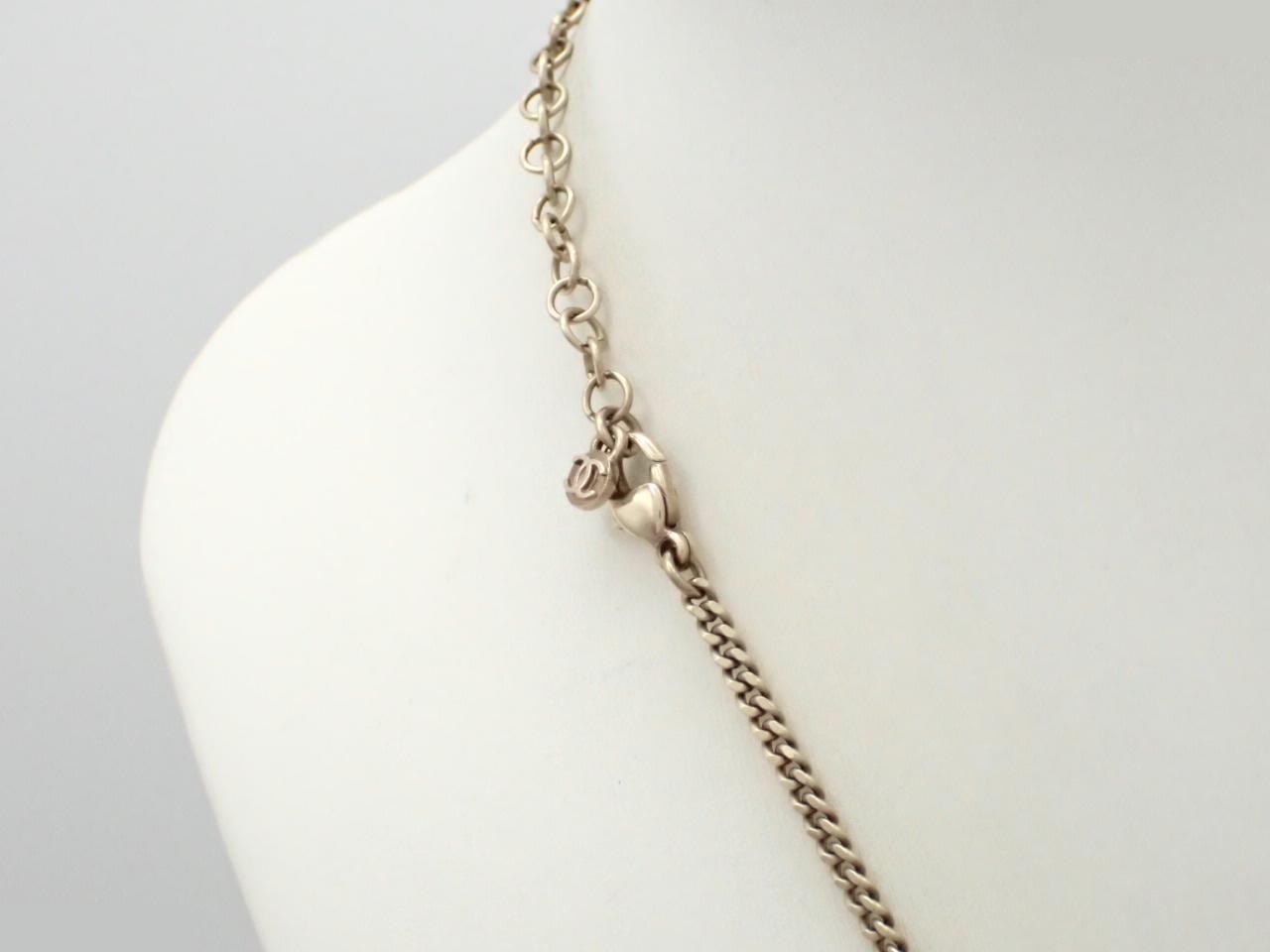 Coco Mark Necklace, Shell and Pearl, 05C — view 2