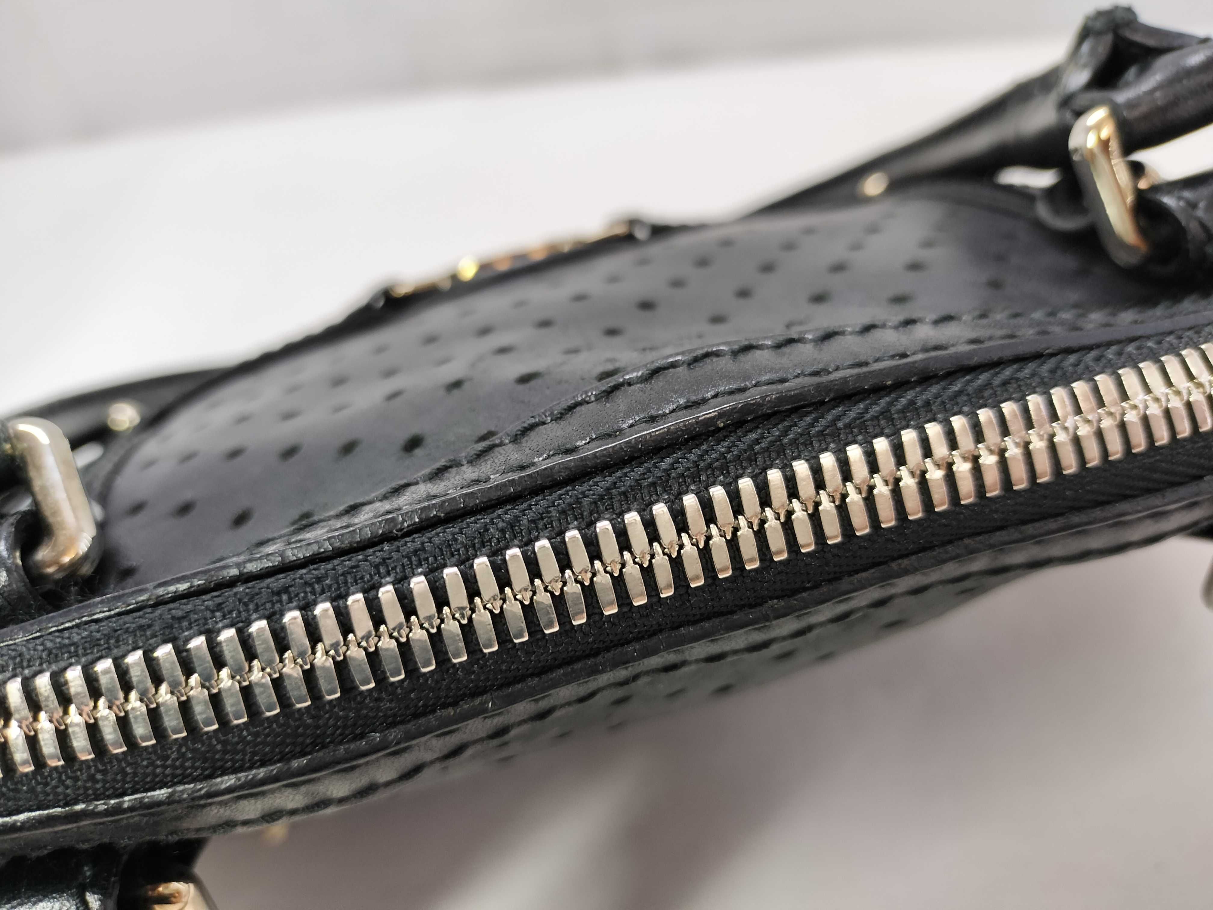 Interlocking Leather Handbag — view 6