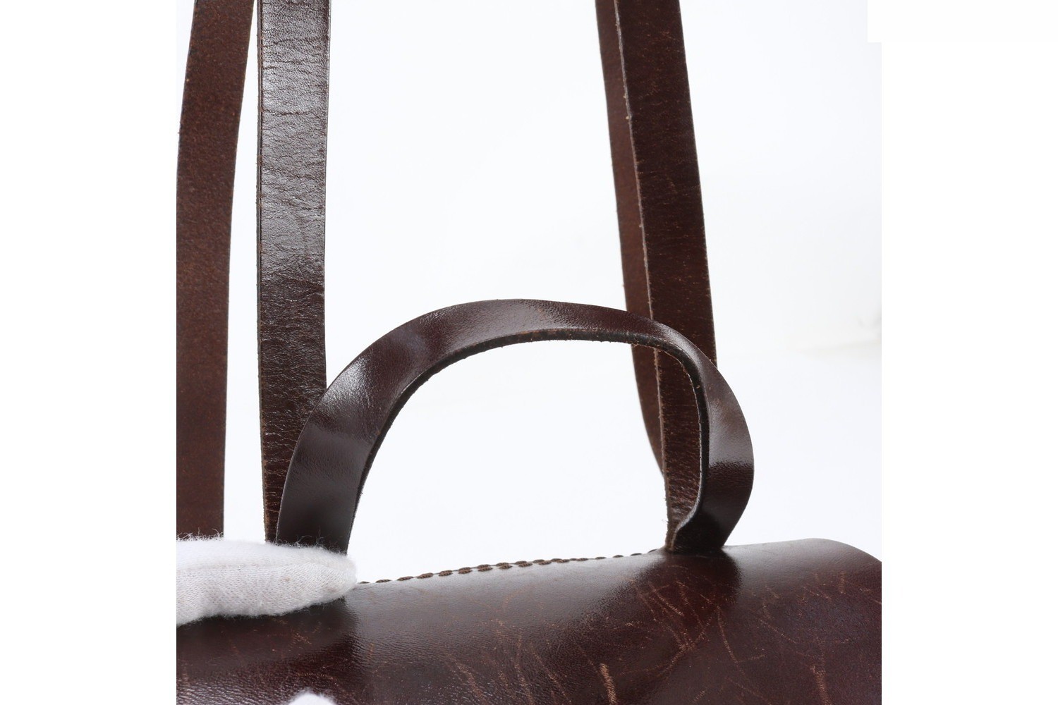Zucca Leather Nylon Backpack — view 2
