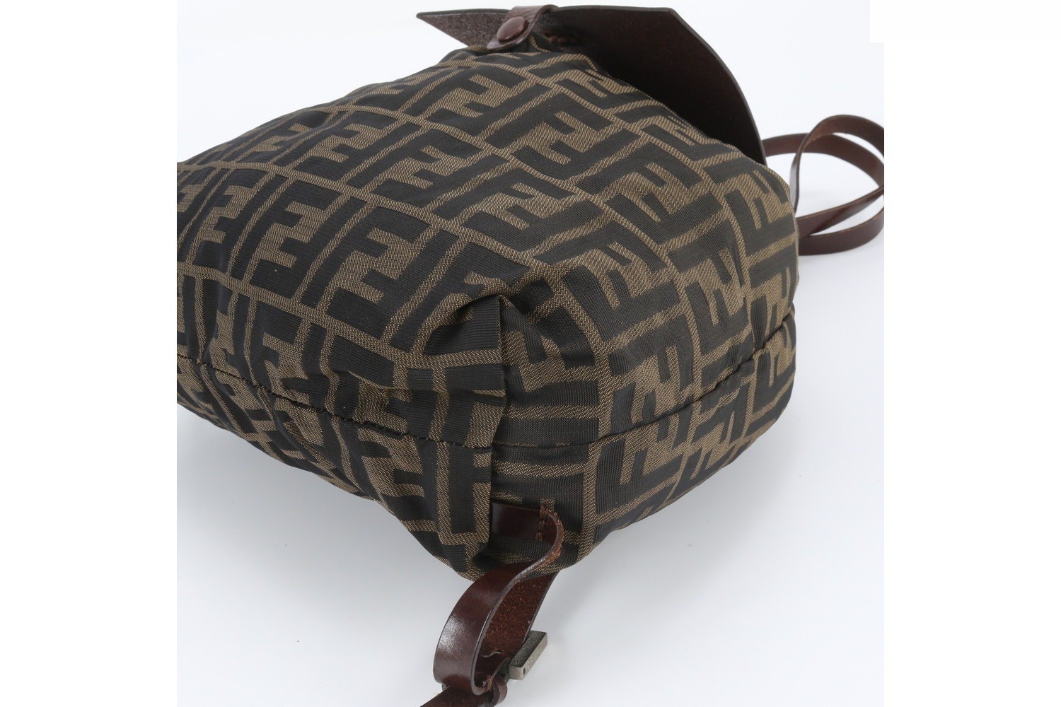 Zucca Leather Nylon Backpack — view 5