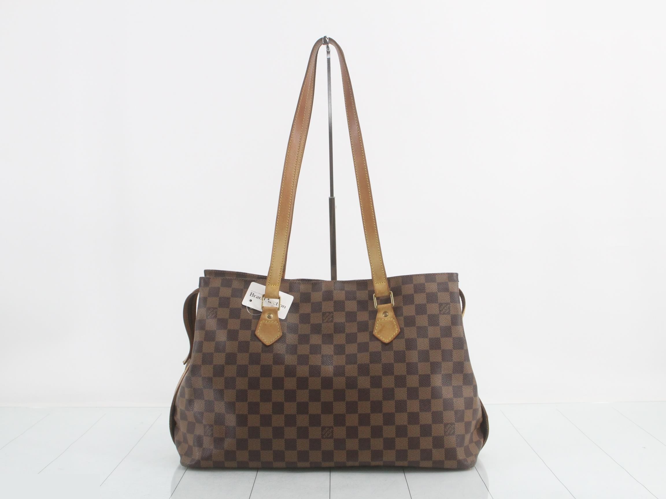 Damier Colombine Shoulder Tote Bag — view 2
