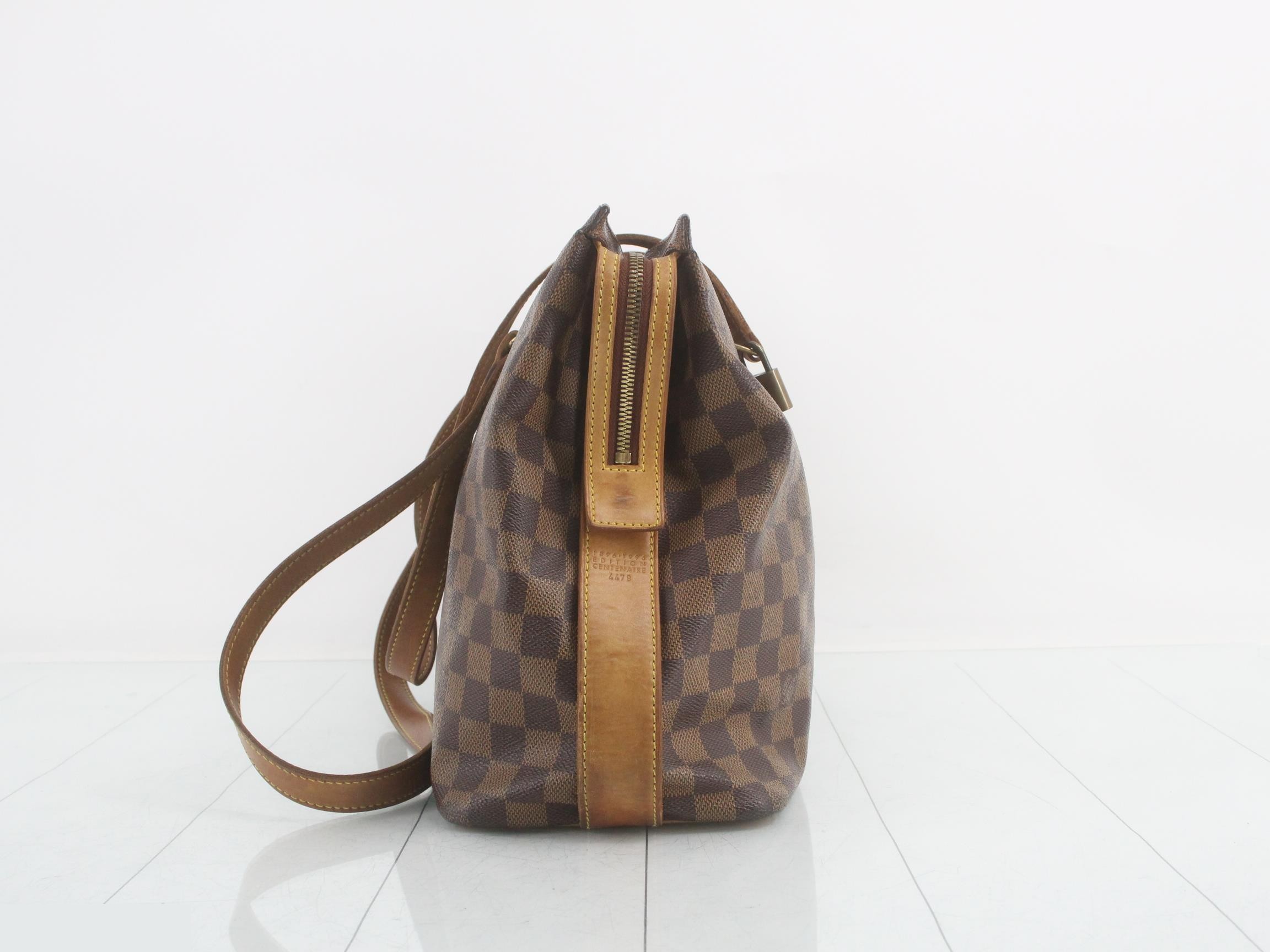 Damier Colombine Shoulder Tote Bag — view 4