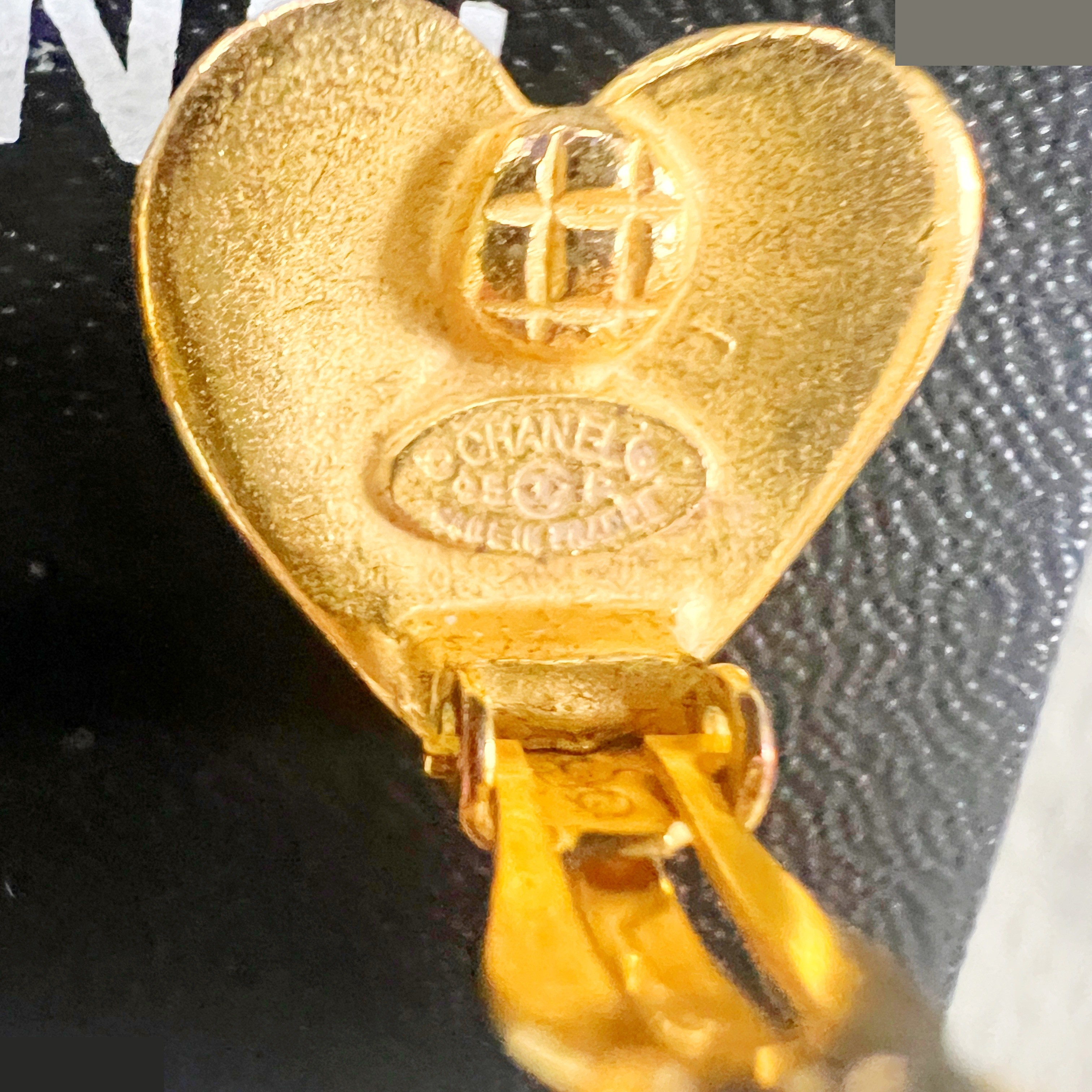 95P Heart Coco Mark Earrings — view 6