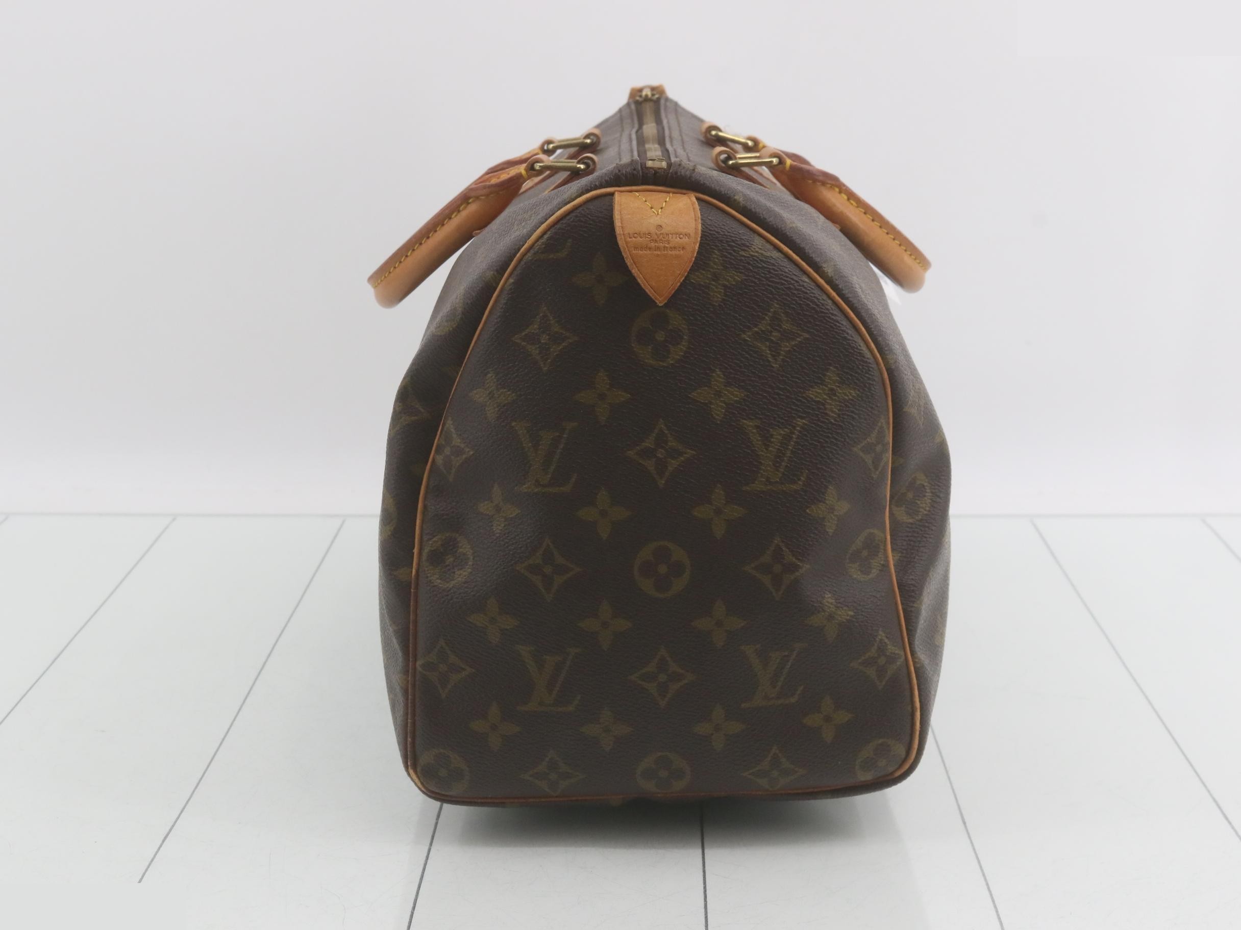 Speedy 35 Monogram Brown Handbag — view 4