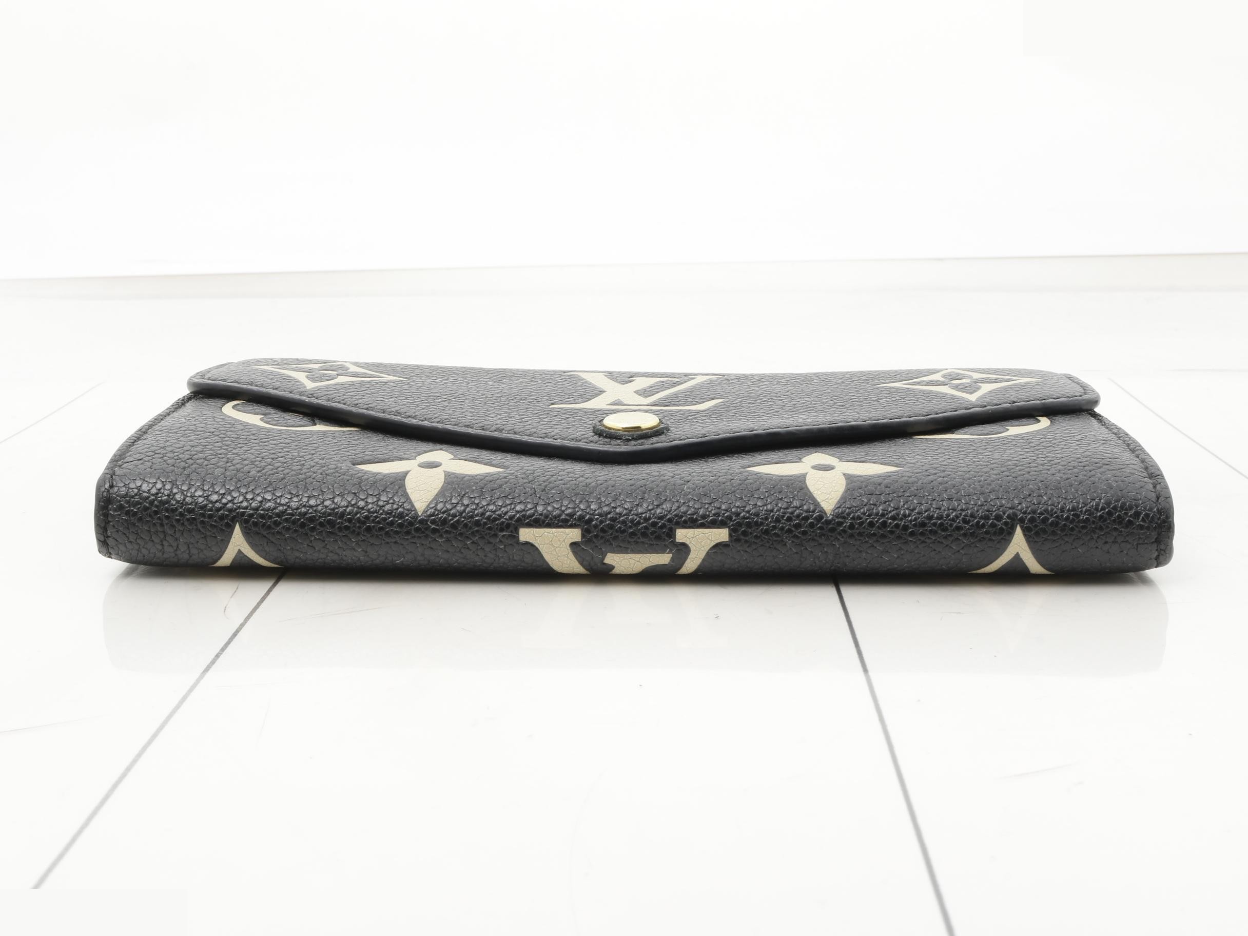 LV Monogram Empreinte Portefeuille Sarah Long Wallet — view 3