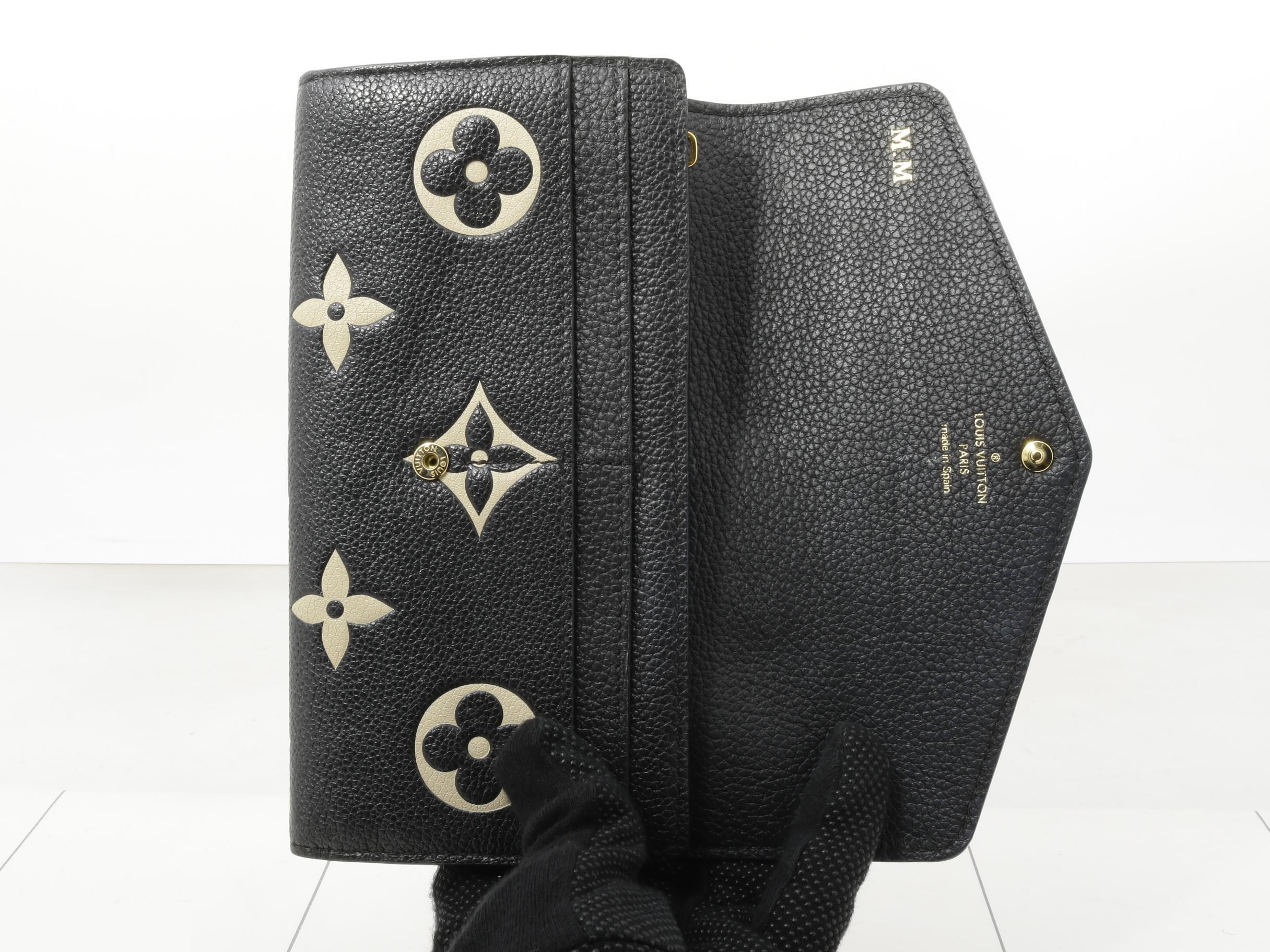 LV Monogram Empreinte Portefeuille Sarah Long Wallet — view 4