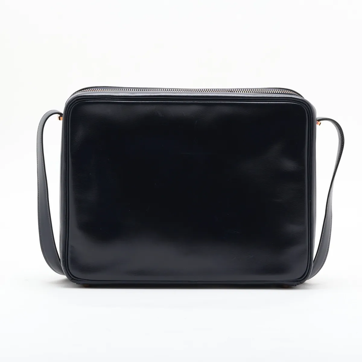 Vintage Box Calf Leather, Blue Indigo, Gold Hardware D: 1974 — view 2