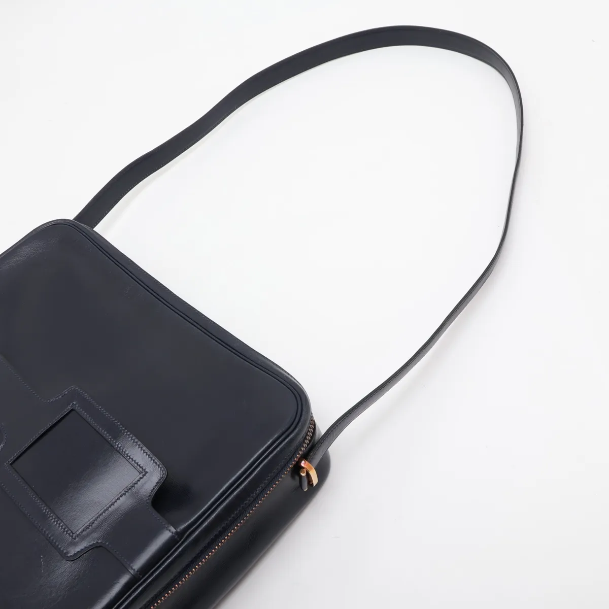 Vintage Box Calf Leather, Blue Indigo, Gold Hardware D: 1974 — view 5
