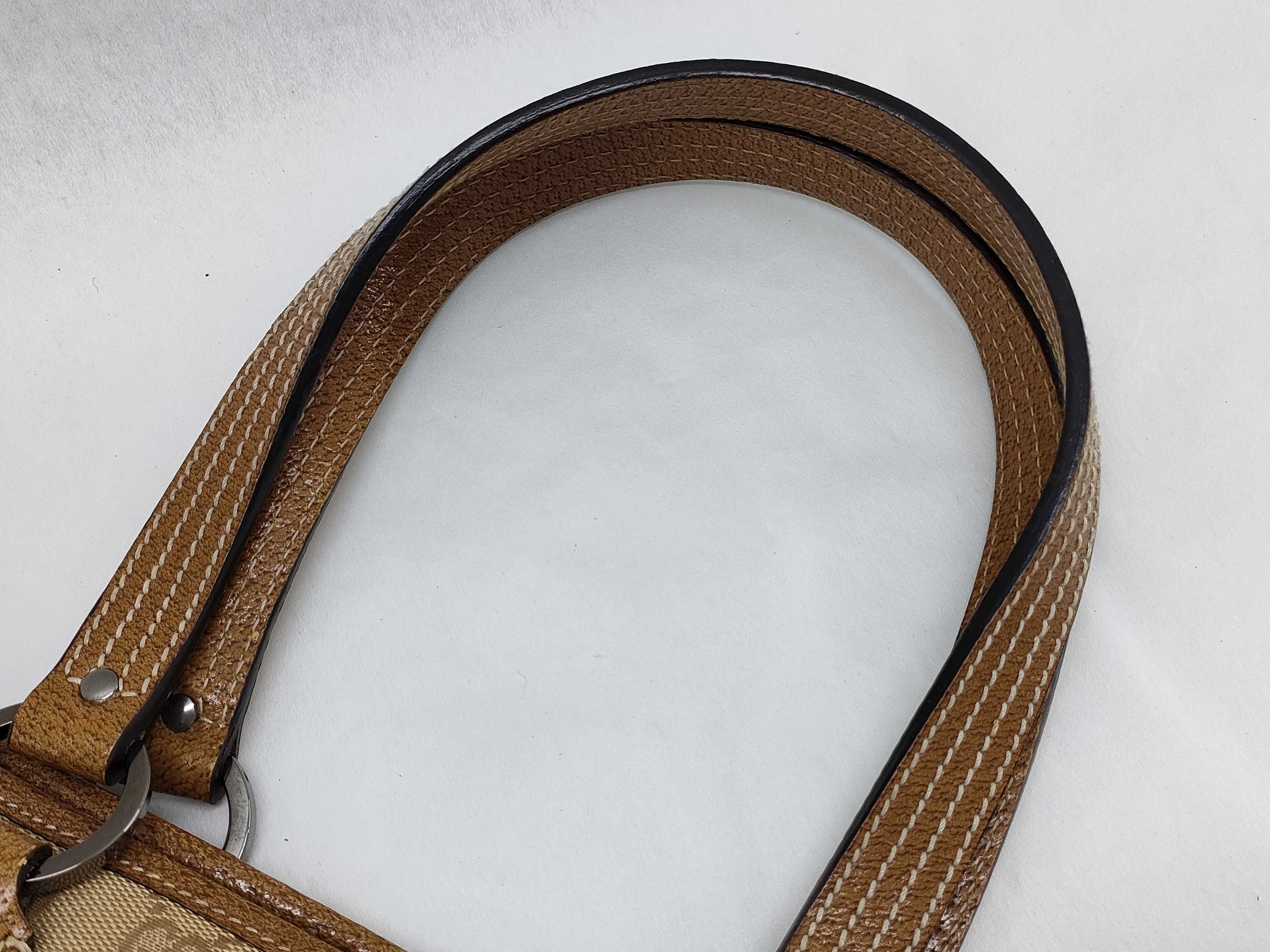 GG Canvas Handbag 113019 - GG Canvas, Leather, Beige Handbag — view 3