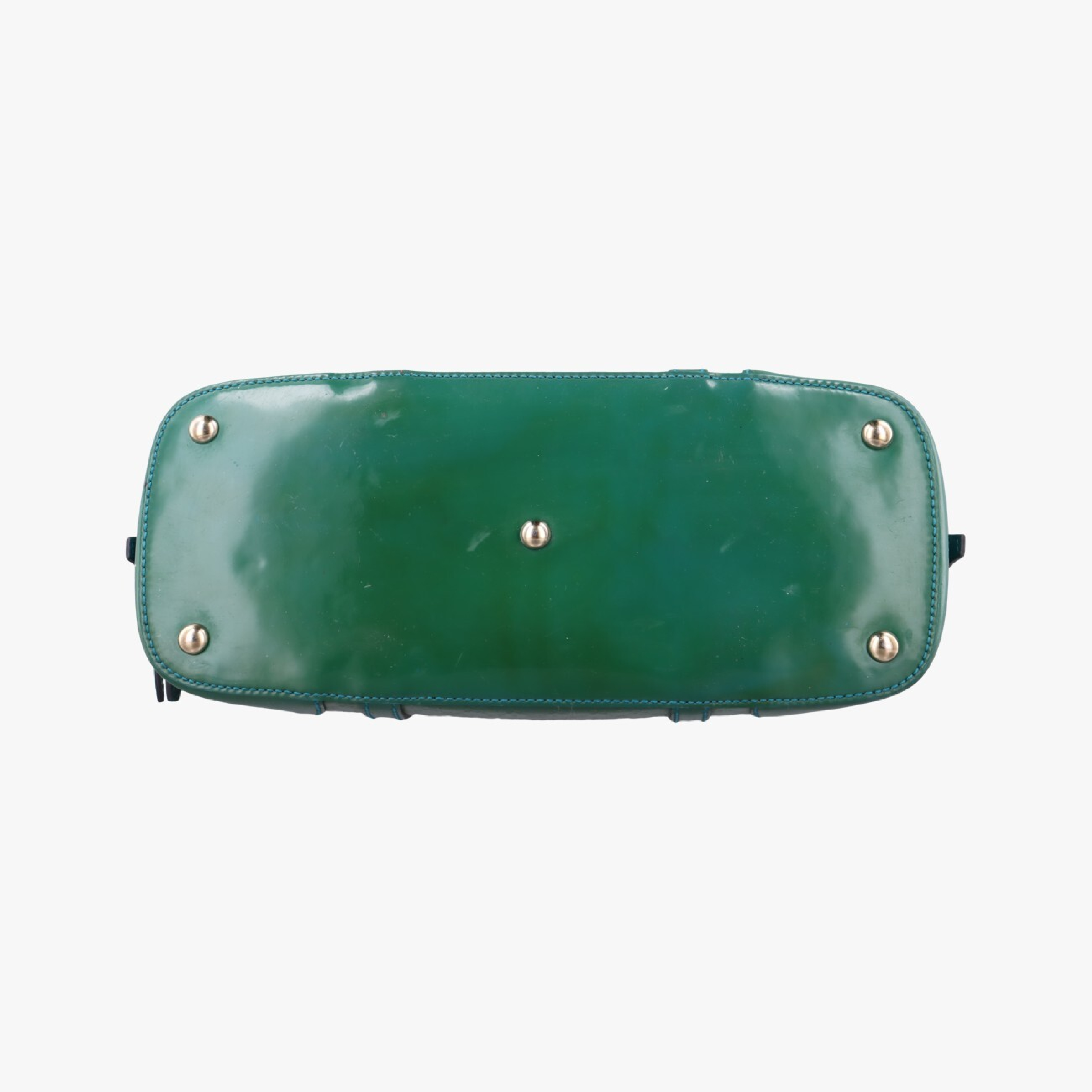 Microguccissima Green Patent Leather Shoulder Bag 309617 D016515121 — view 3