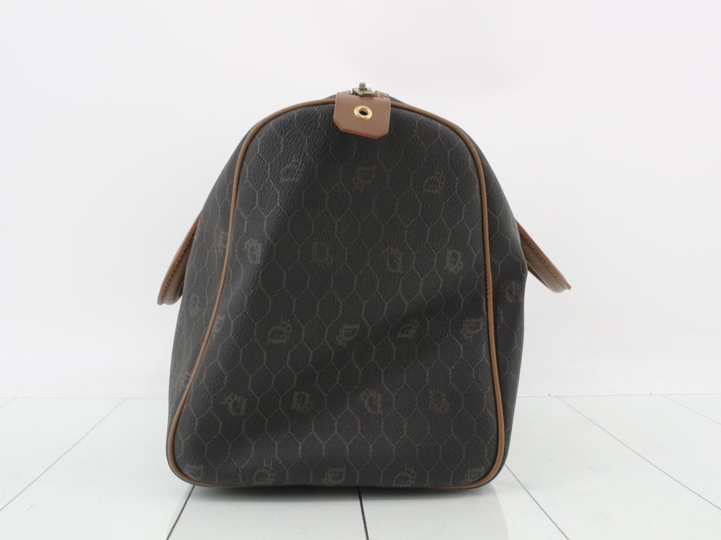 Honeycomb pattern PVC/leather handbag — view 4