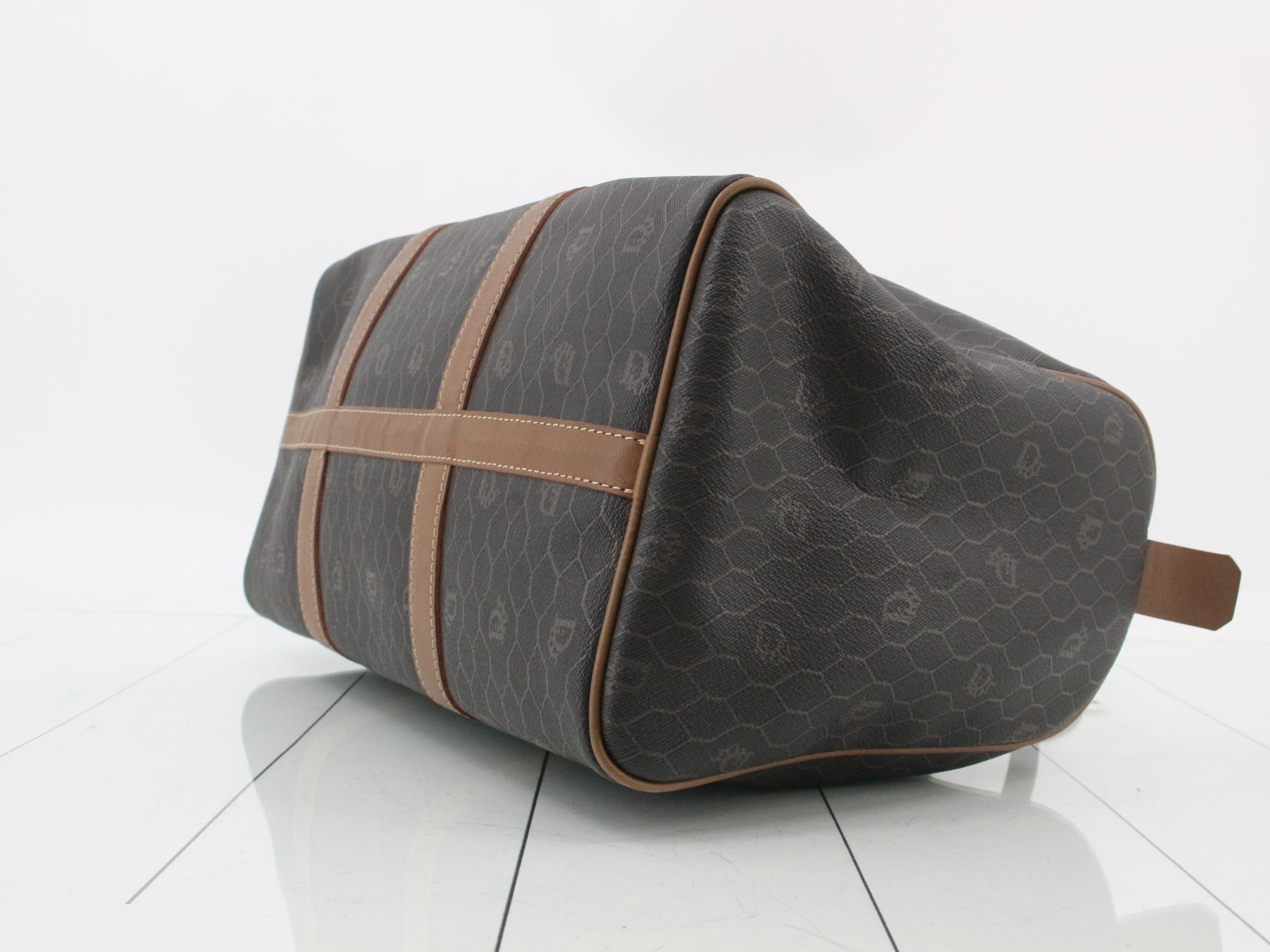 Honeycomb pattern PVC/leather handbag — view 6
