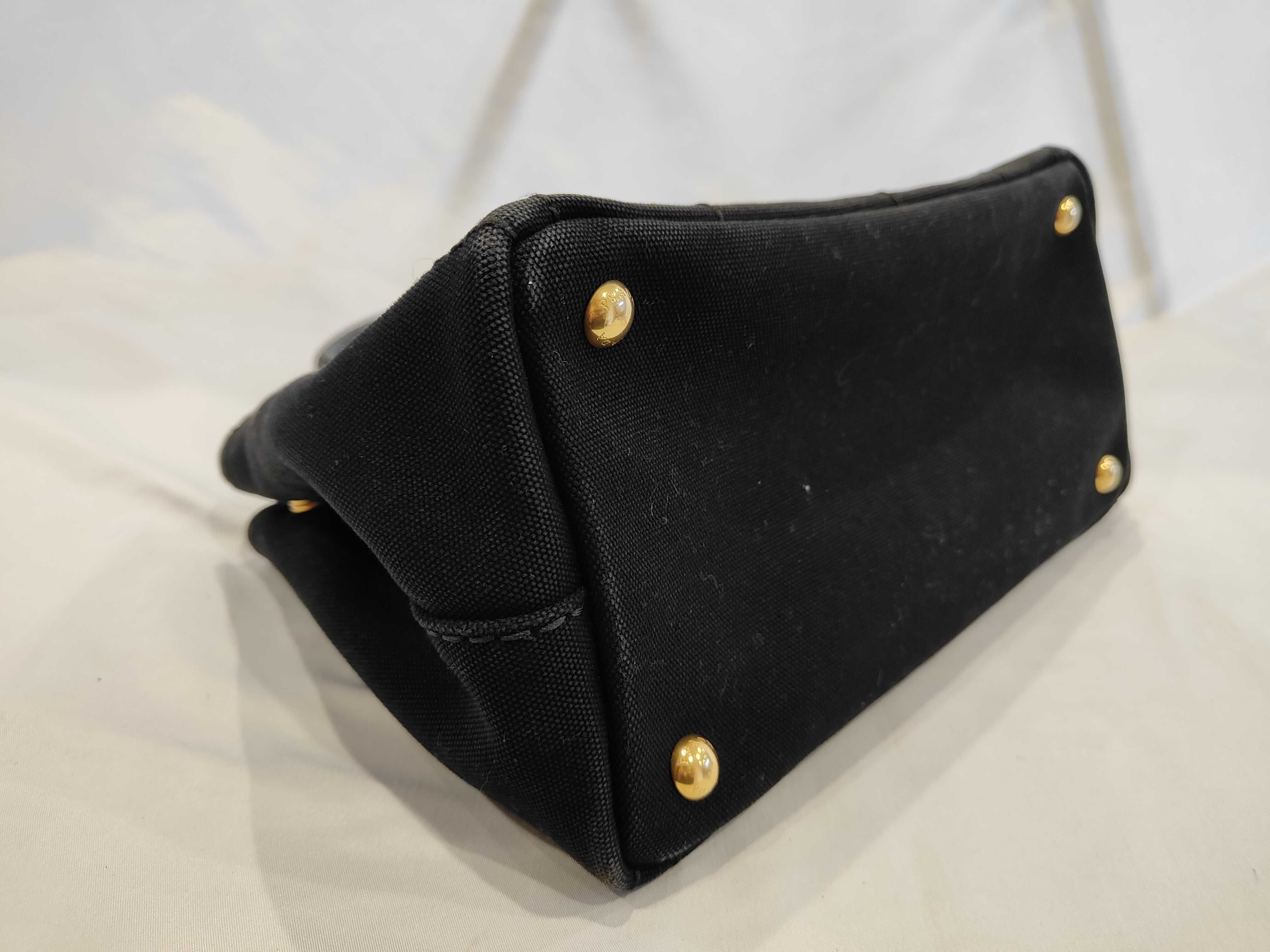 Canapa Canvas 2-Way Handbag, Navy, 1BG439 (Tote Bag) — view 4