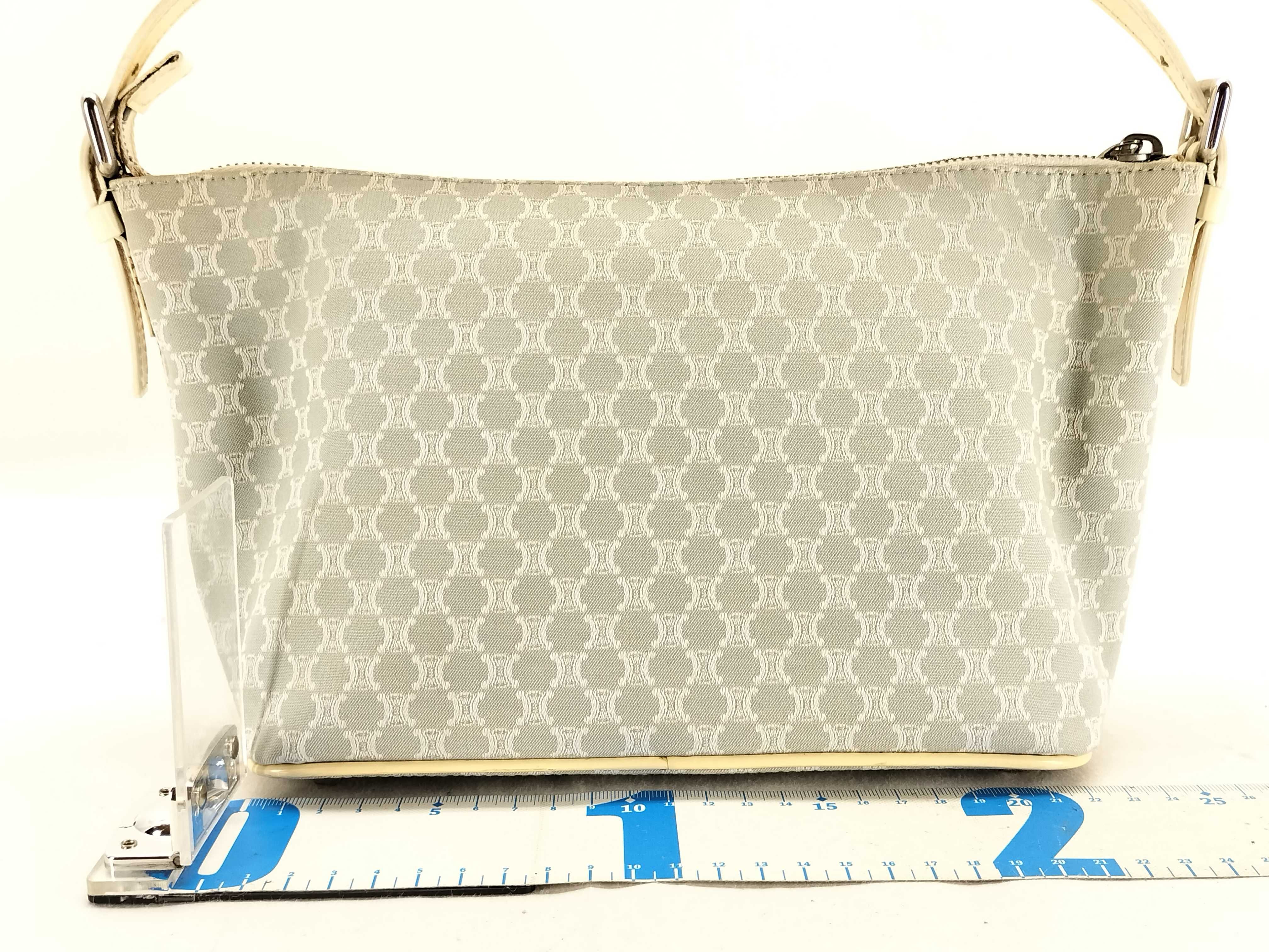 Macadam Shoulder Bag, Canvas and Leather, Gray Handbag — view 2