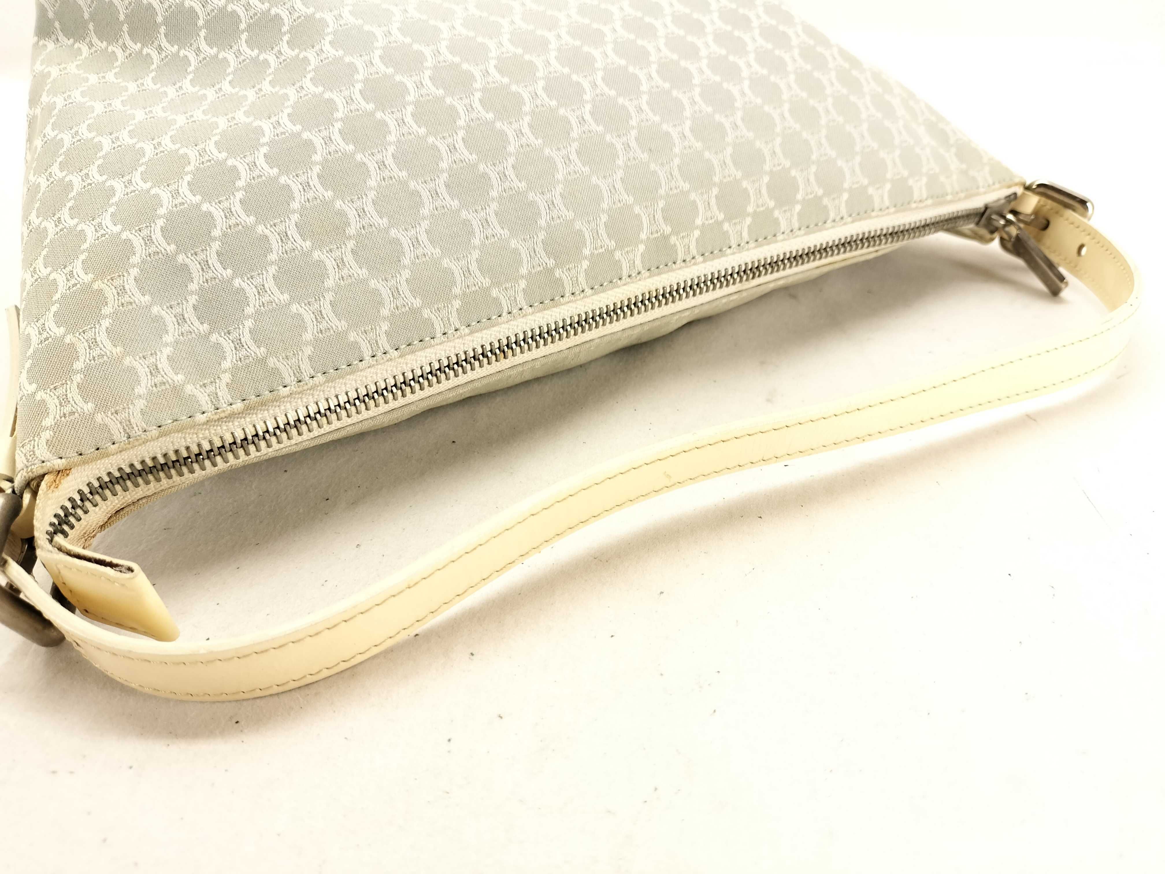 Macadam Shoulder Bag, Canvas and Leather, Gray Handbag — view 3