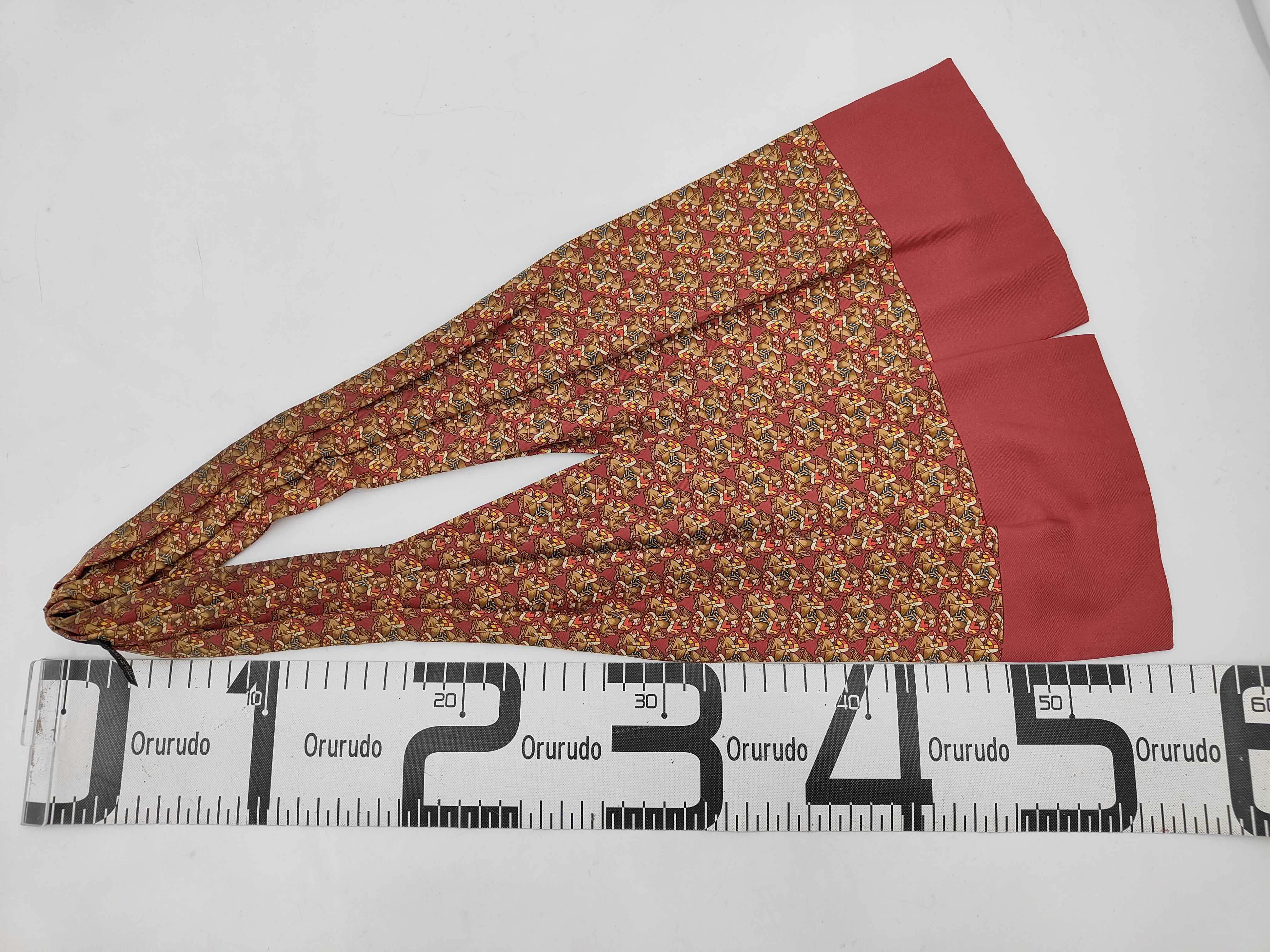 Silk ascot tie and other accessories — view 2