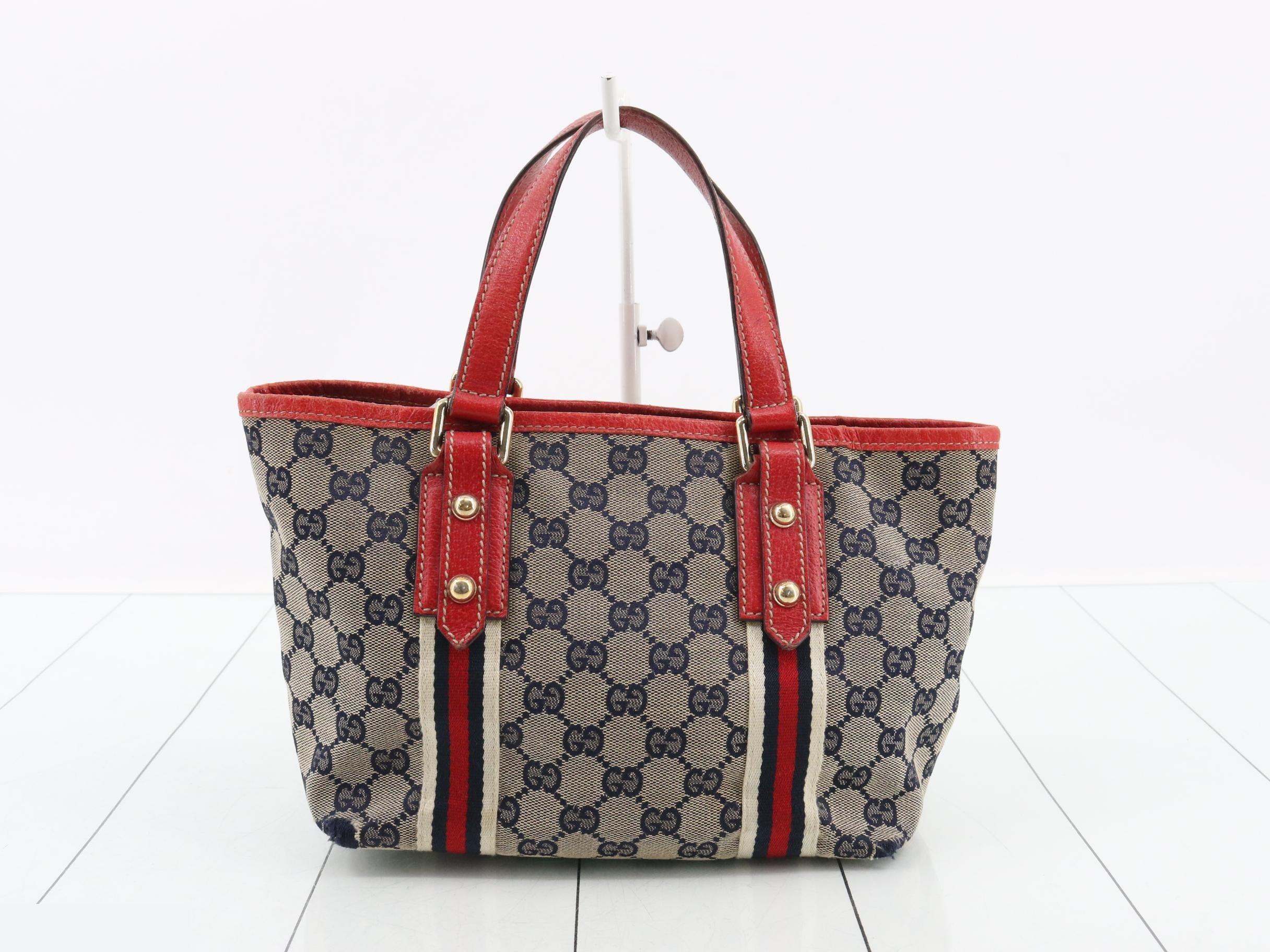 GG Canvas Sherry Mini Tote Bag Handbag — view 2