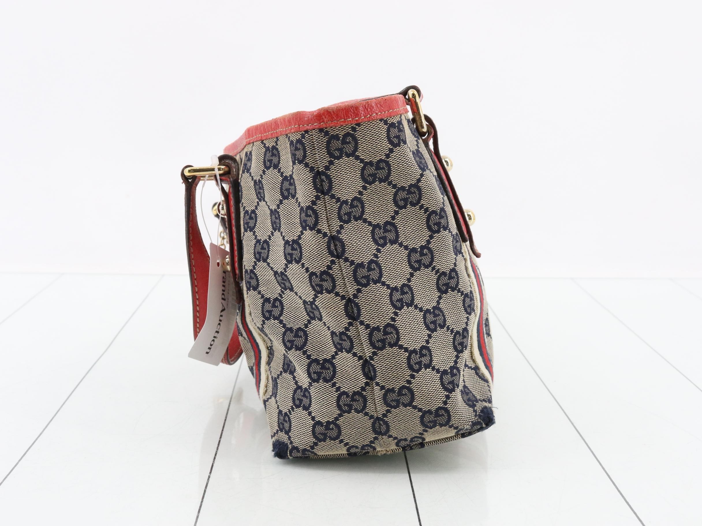 GG Canvas Sherry Mini Tote Bag Handbag — view 3