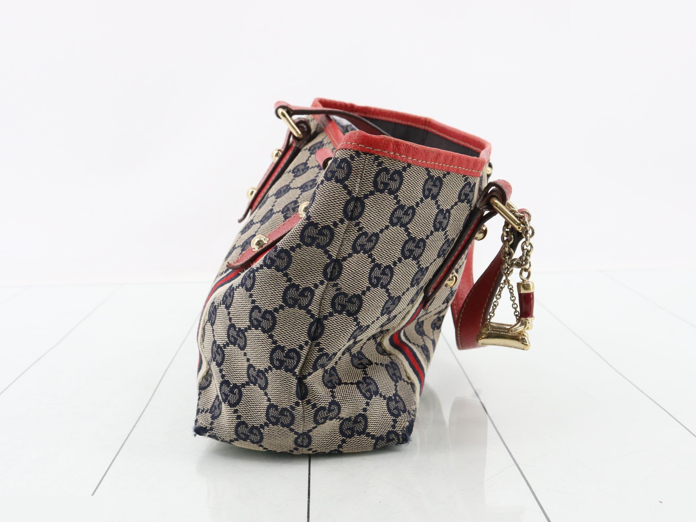GG Canvas Sherry Mini Tote Bag Handbag — view 4
