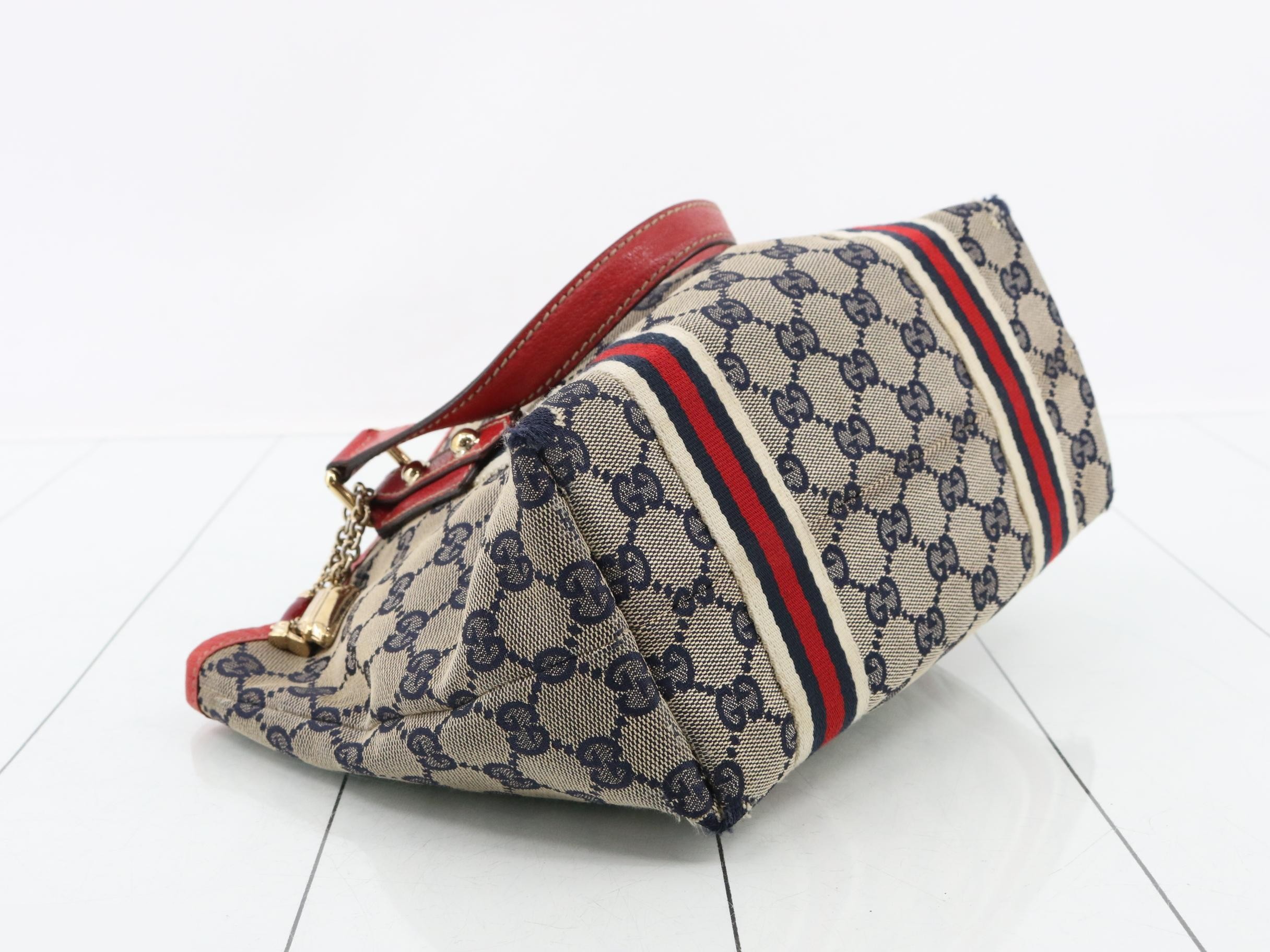 GG Canvas Sherry Mini Tote Bag Handbag — view 5