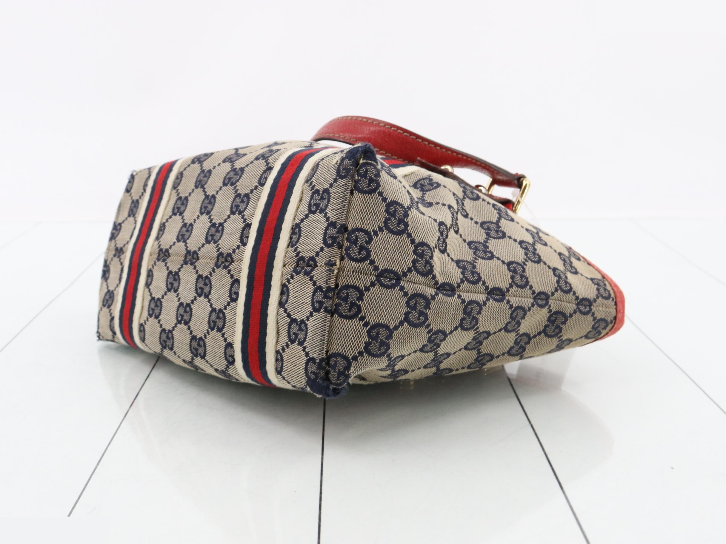 GG Canvas Sherry Mini Tote Bag Handbag — view 6