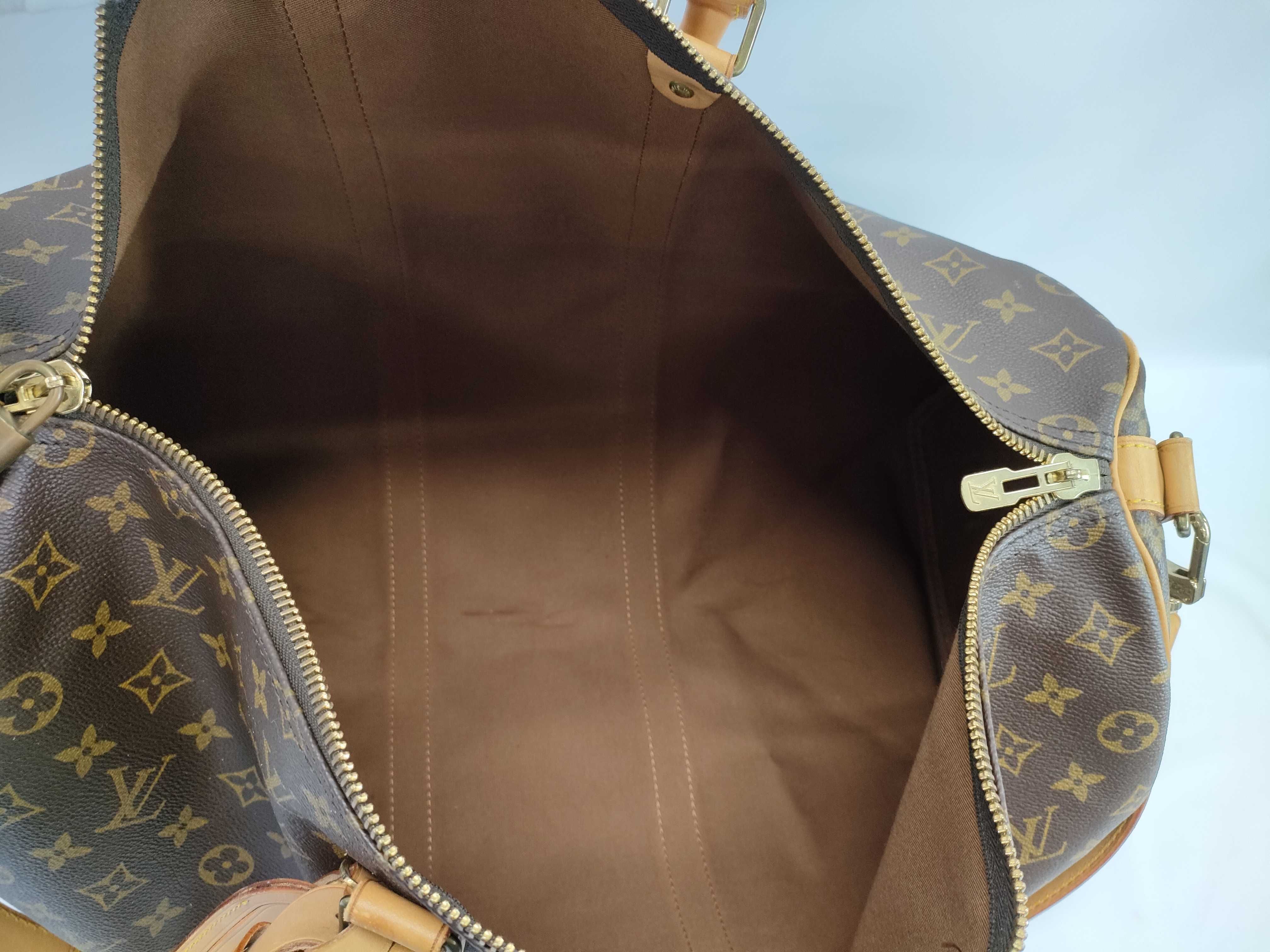 Monogram M41426 Keepall 50 Bandouliere Boston Bag — view 14
