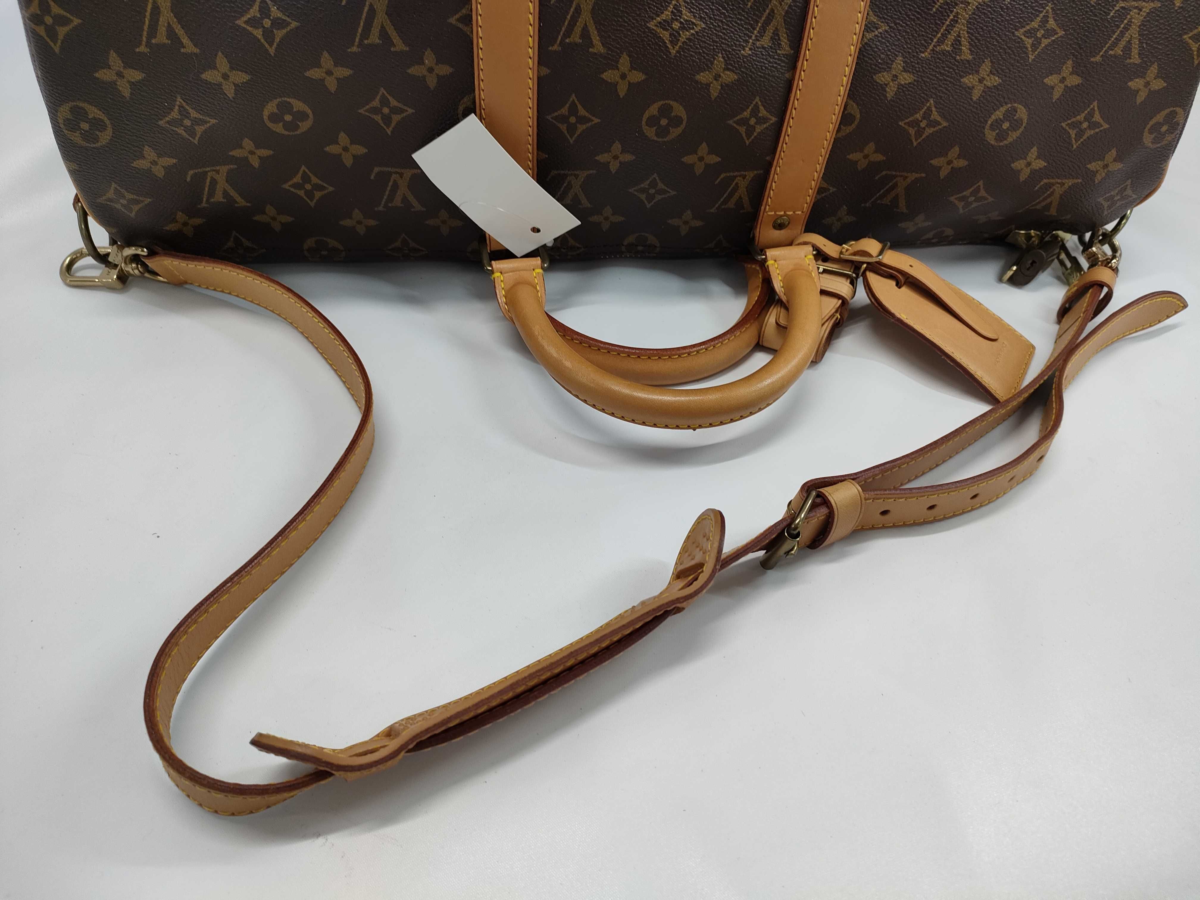 Monogram M41426 Keepall 50 Bandouliere Boston Bag — view 5