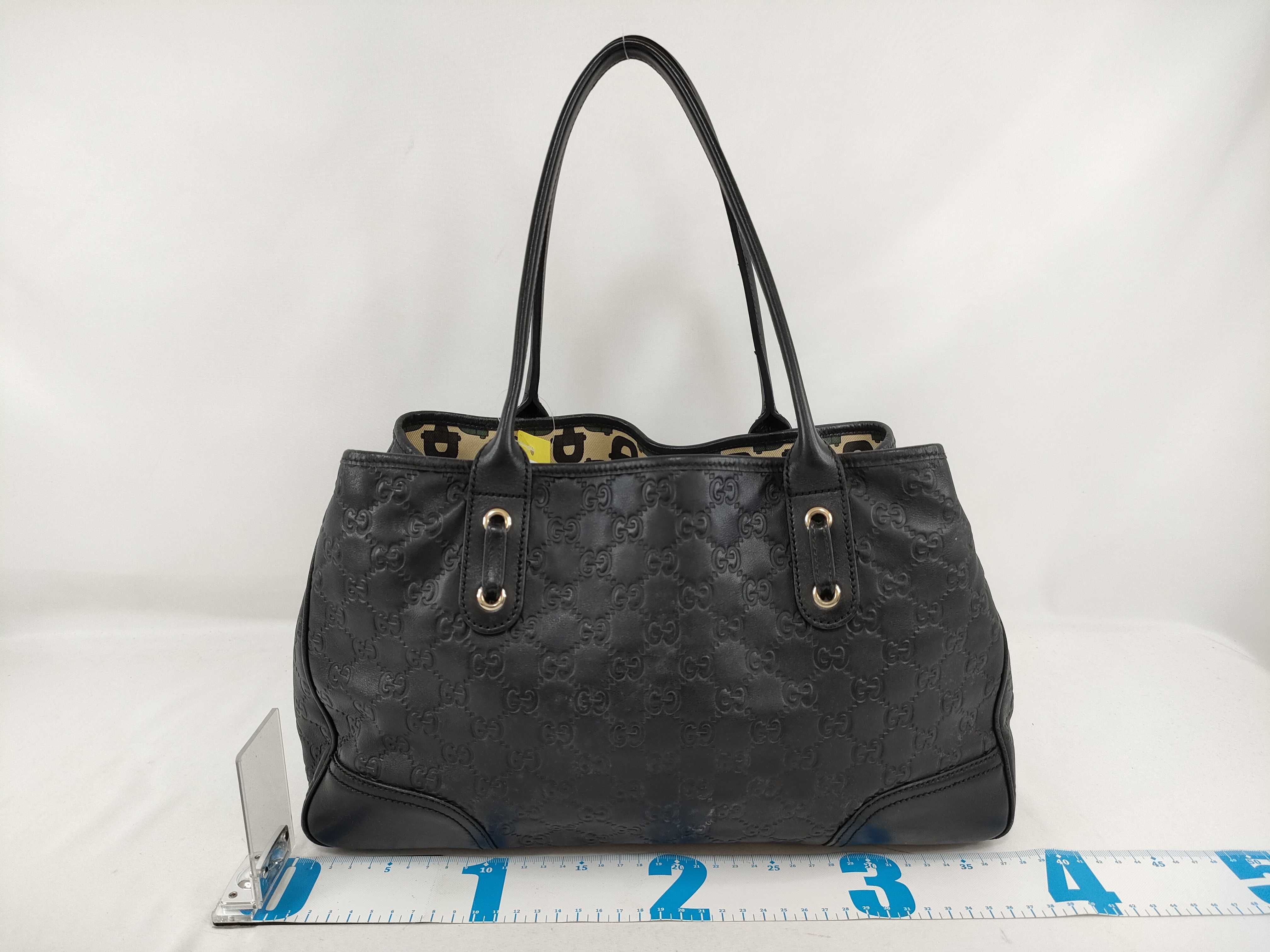 Guccissima Princy Leather Tote Bag 163805 — view 2