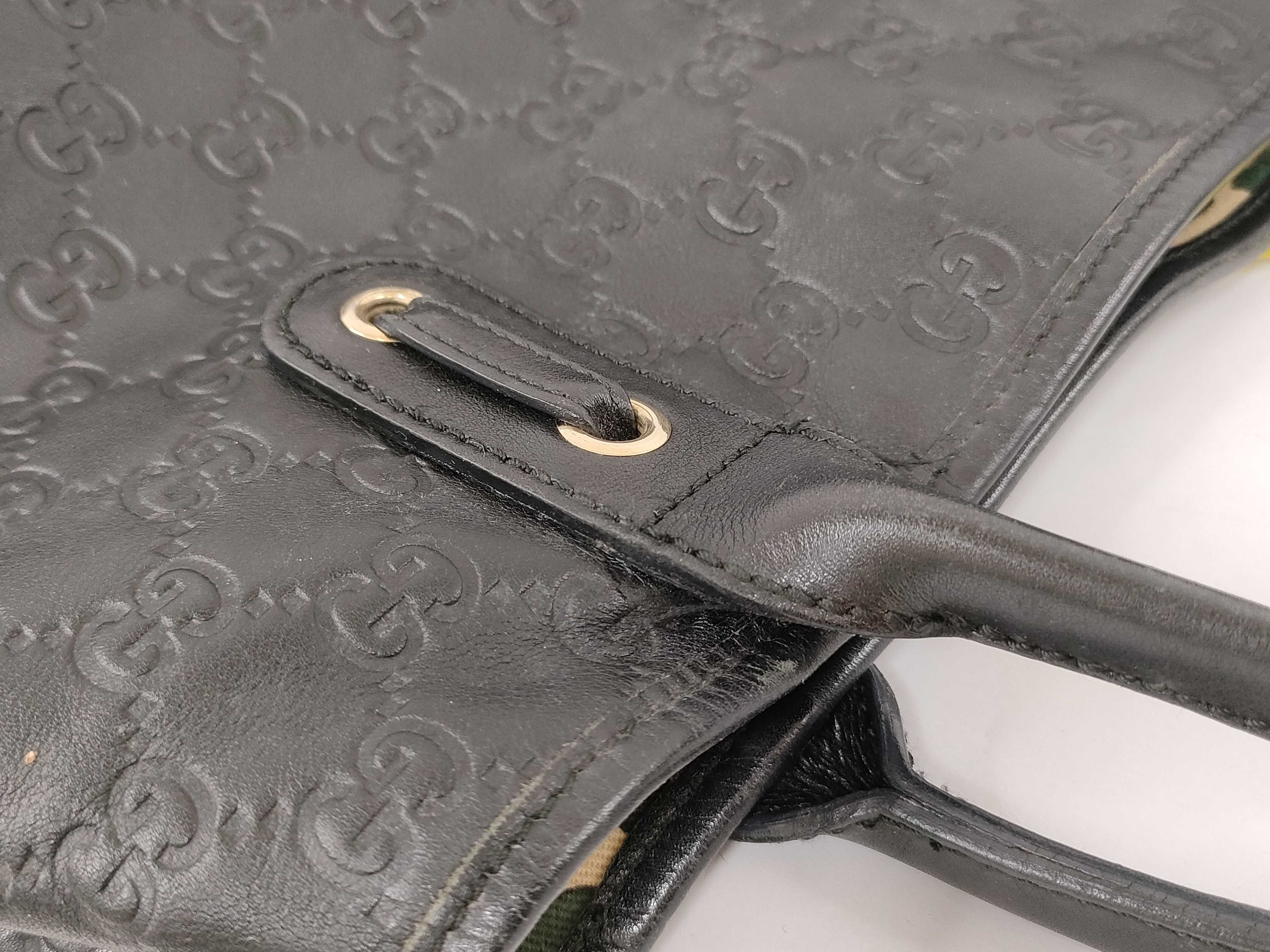 Guccissima Princy Leather Tote Bag 163805 — view 8