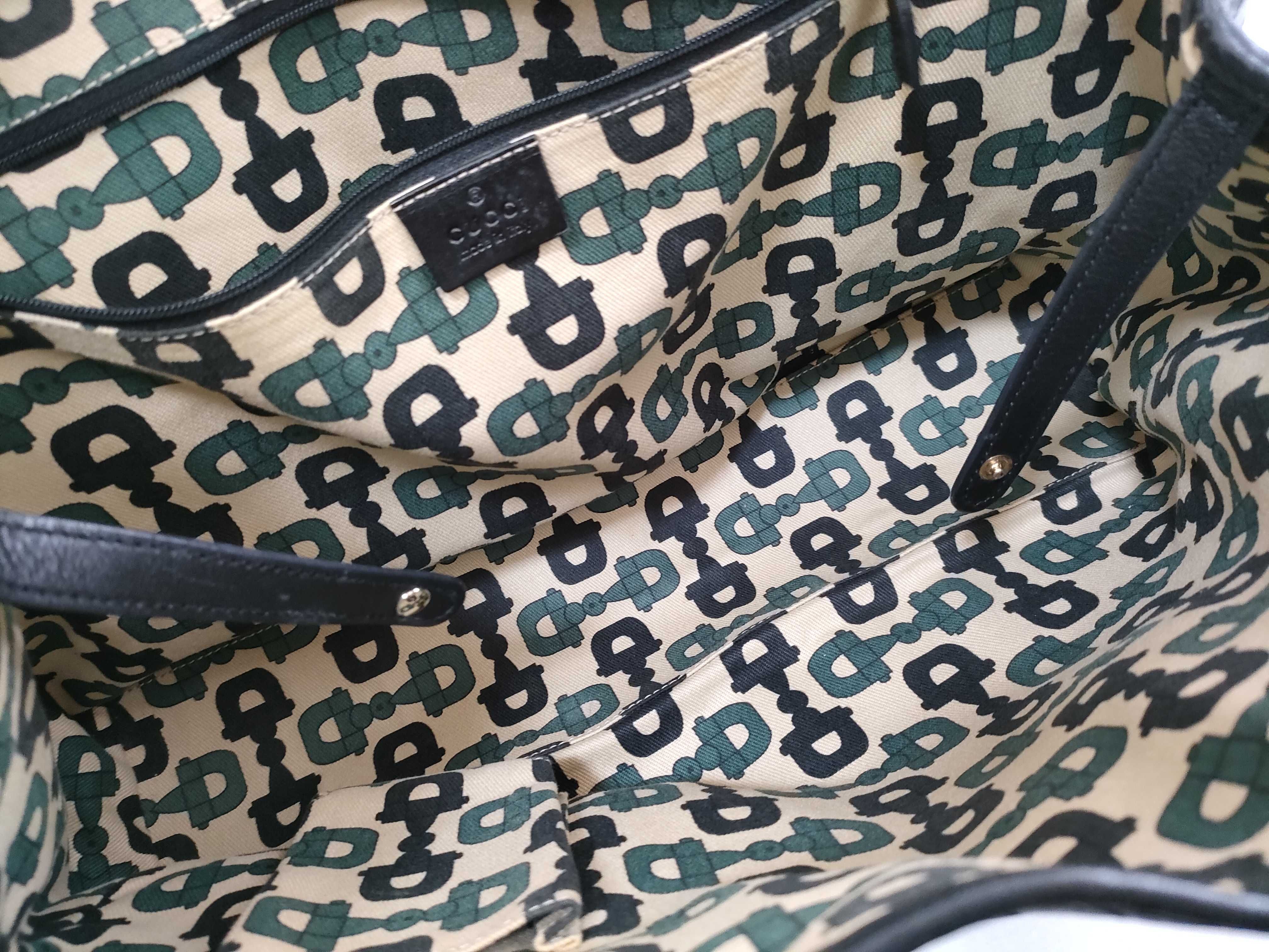 Guccissima Princy Leather Tote Bag 163805 — view 9