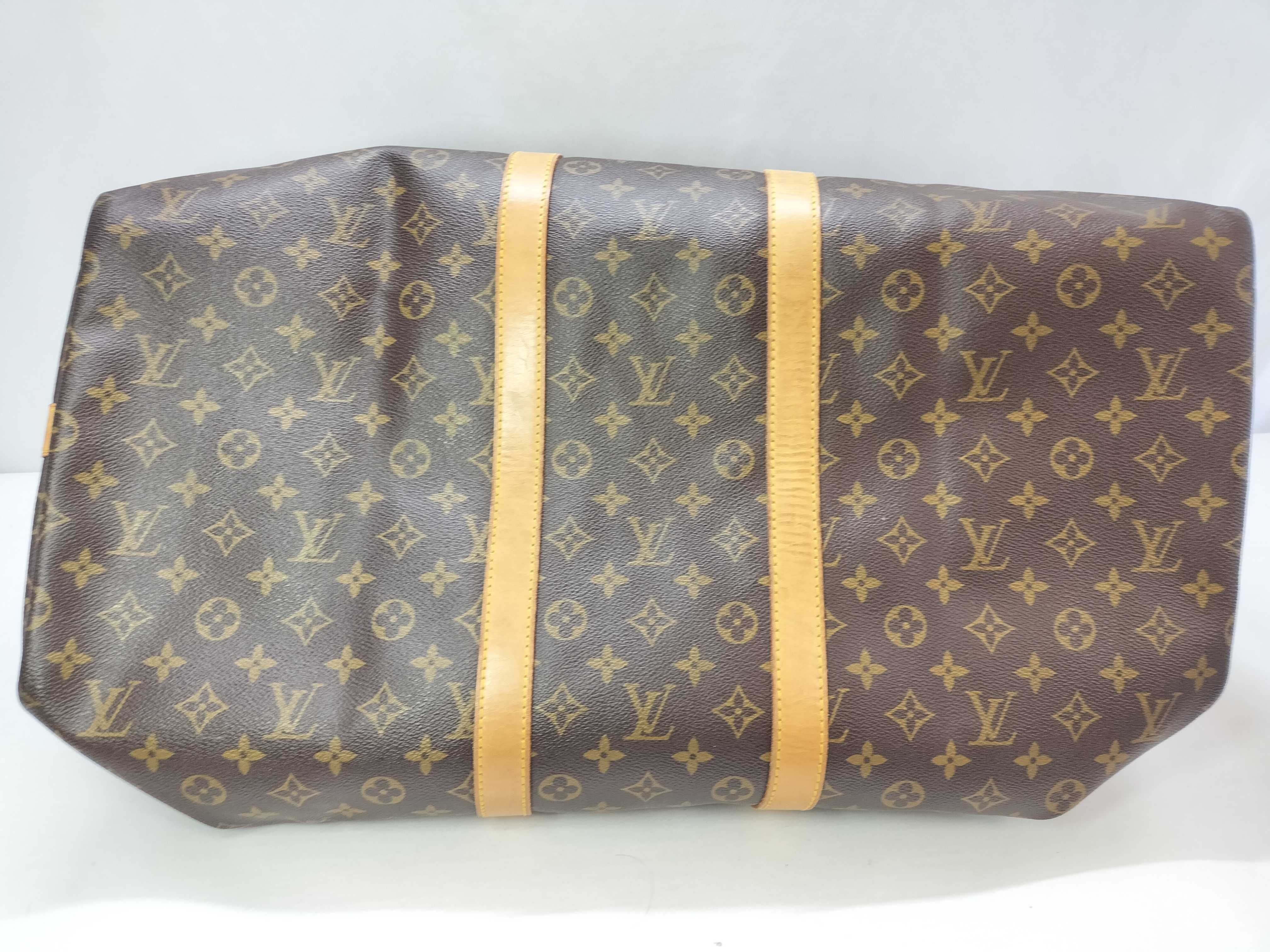 Monogram Keepall Bandoulière 55 M41414 Brown SP0971 Boston Bag — view 15