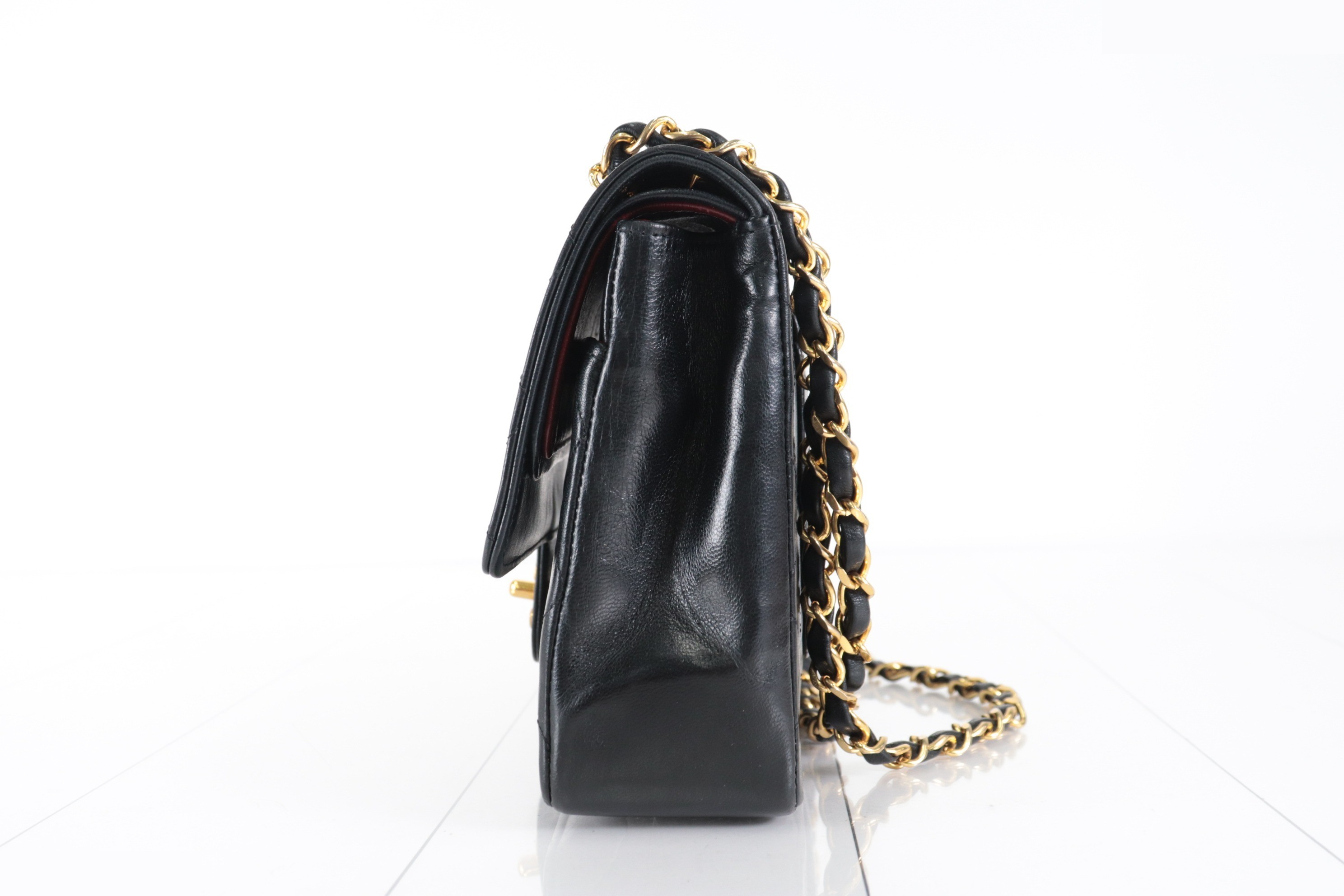 Double flap 25 Lambskin Chain Shoulder Bag, Series 0 — view 4