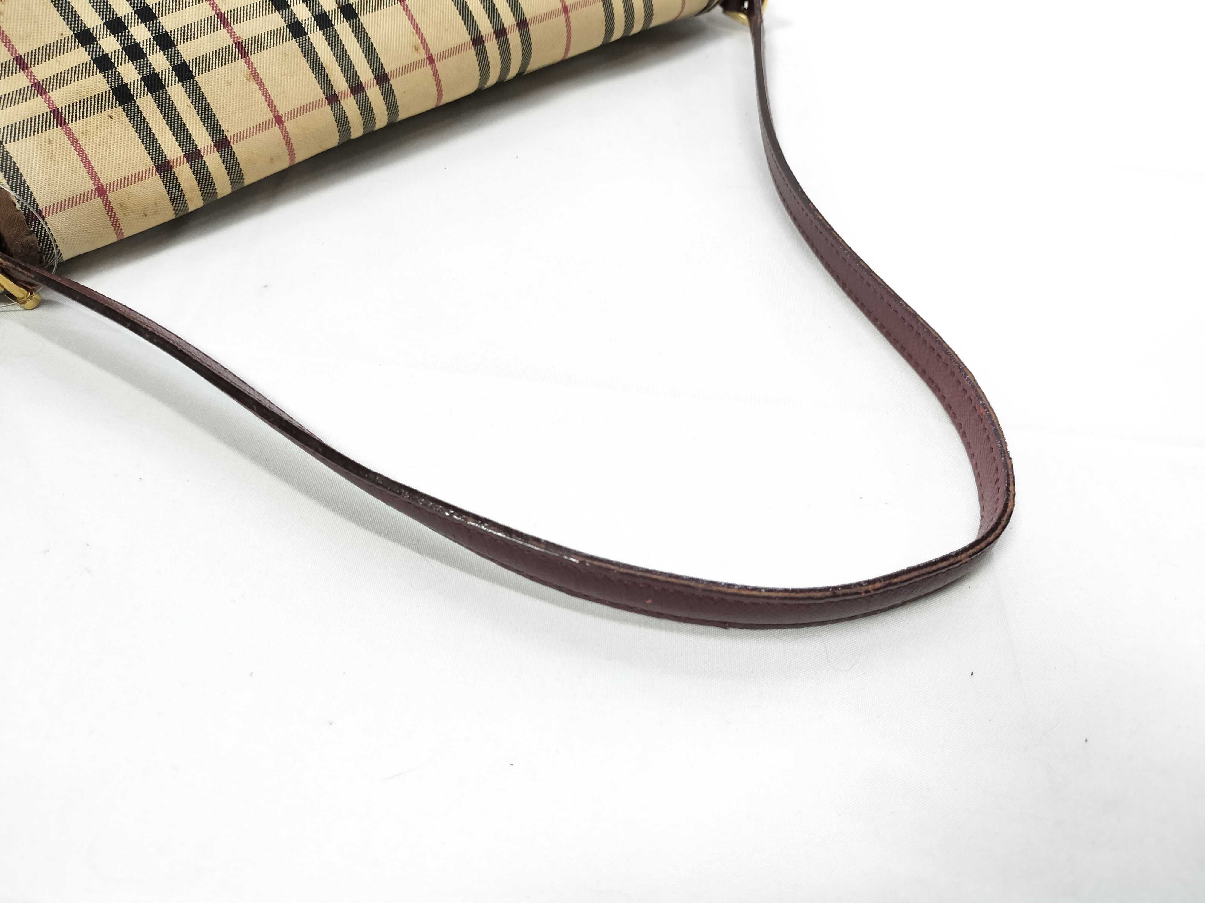 Nova Check Bordeaux Shoulder Bag — view 3