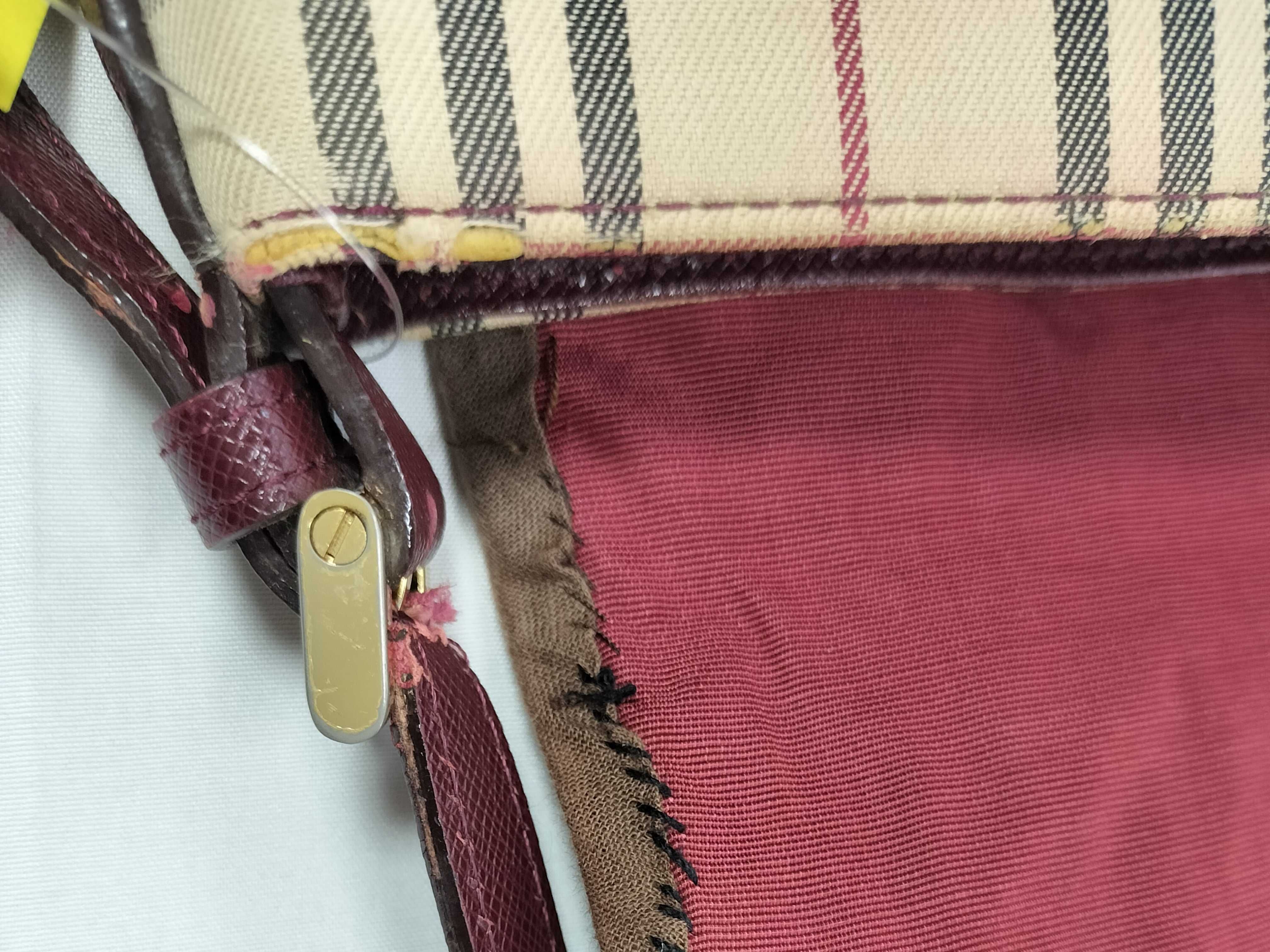 Nova Check Bordeaux Shoulder Bag — view 9