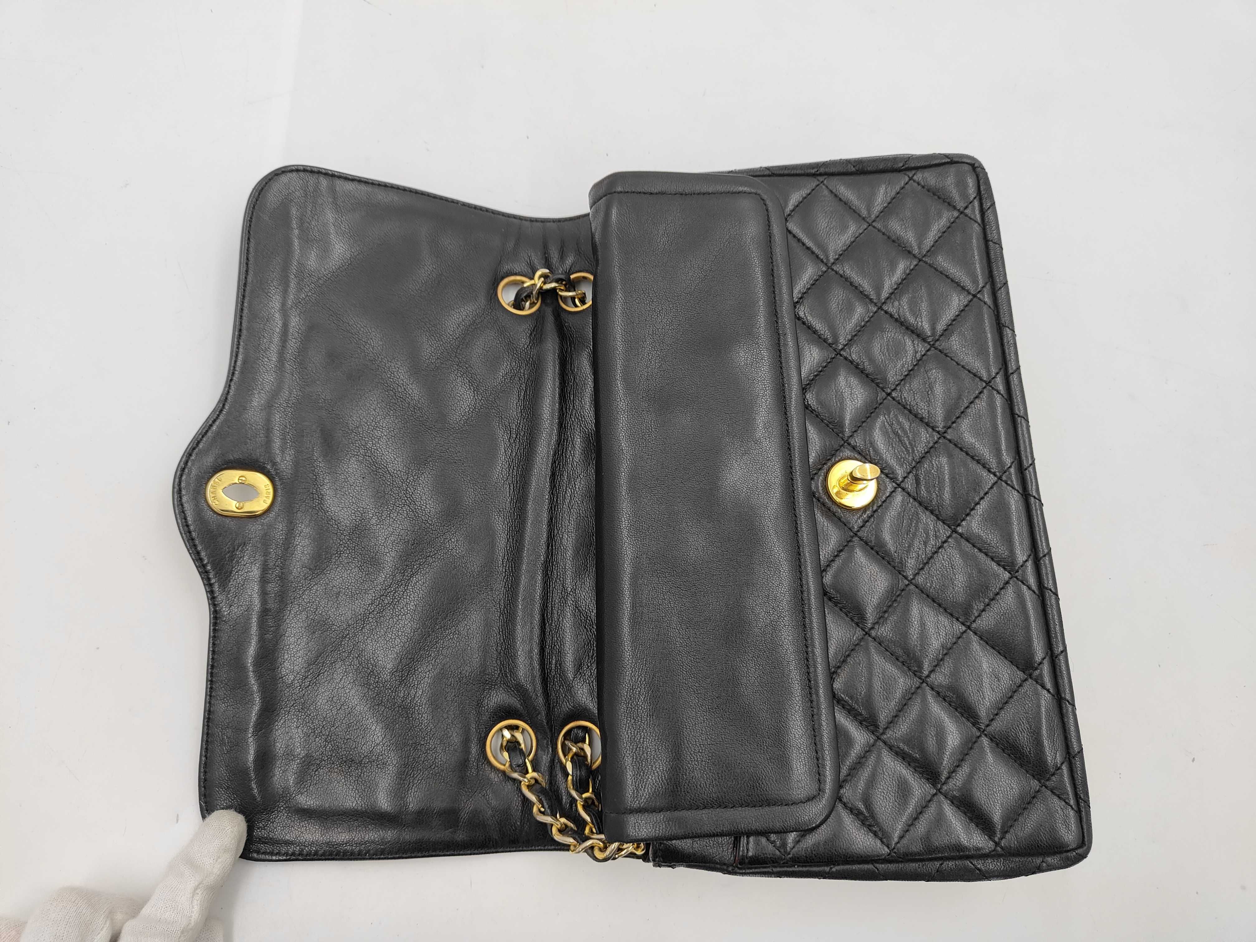 Double Flap Paris Limited Edition Matelassé Chain Shoulder Bag — view 8