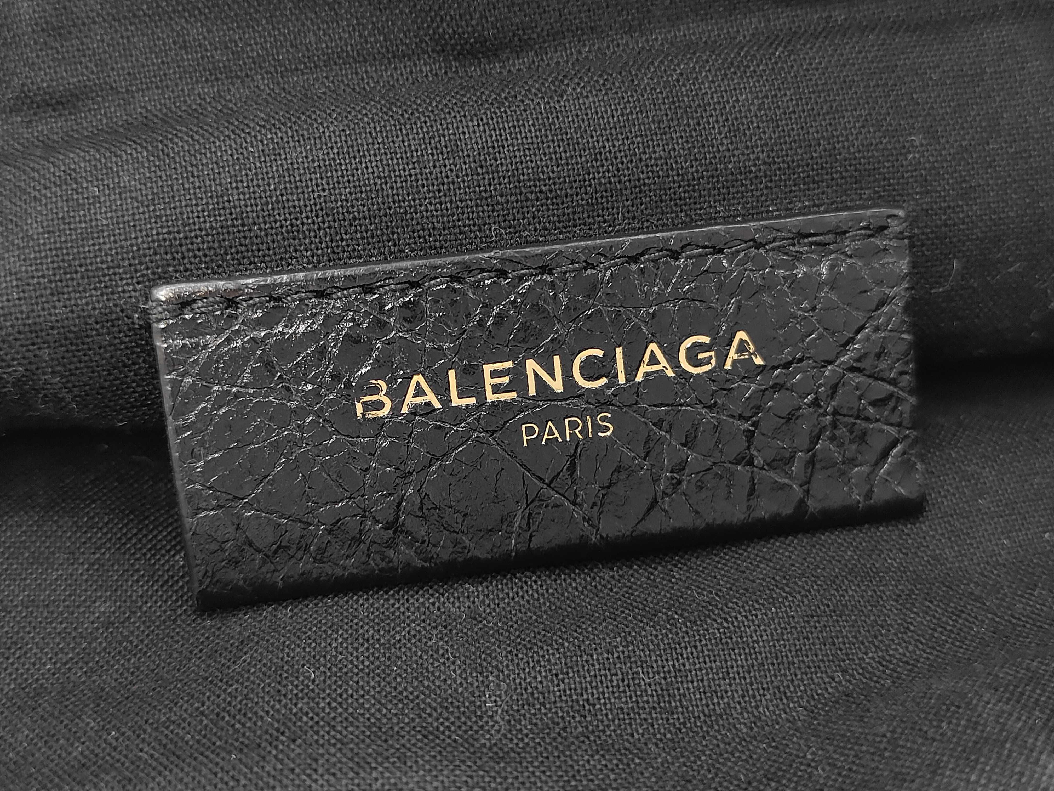 Black Leather Vintage Clutch Bag — view 8