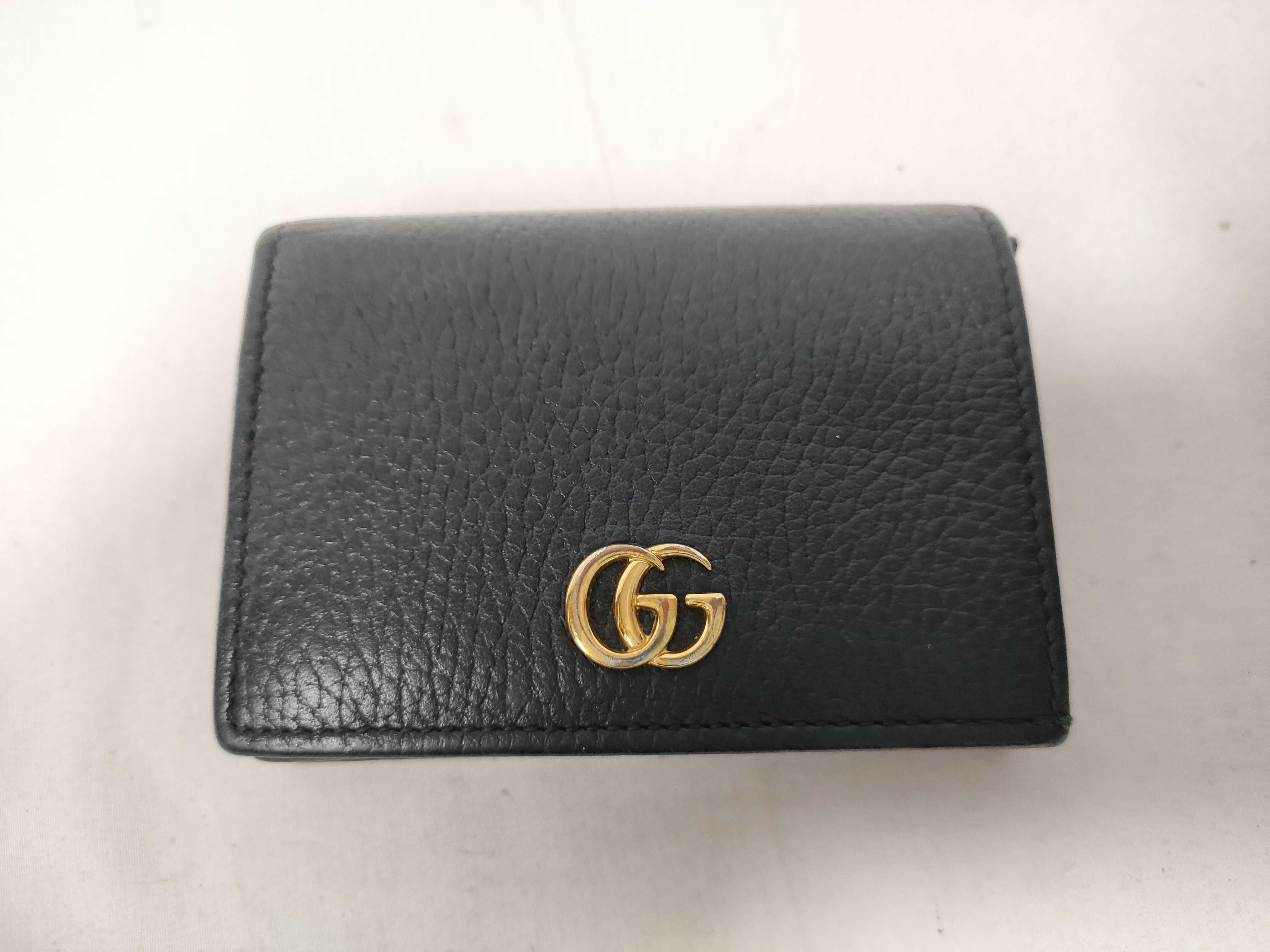 GG Marmont Bi-fold Wallet, Black