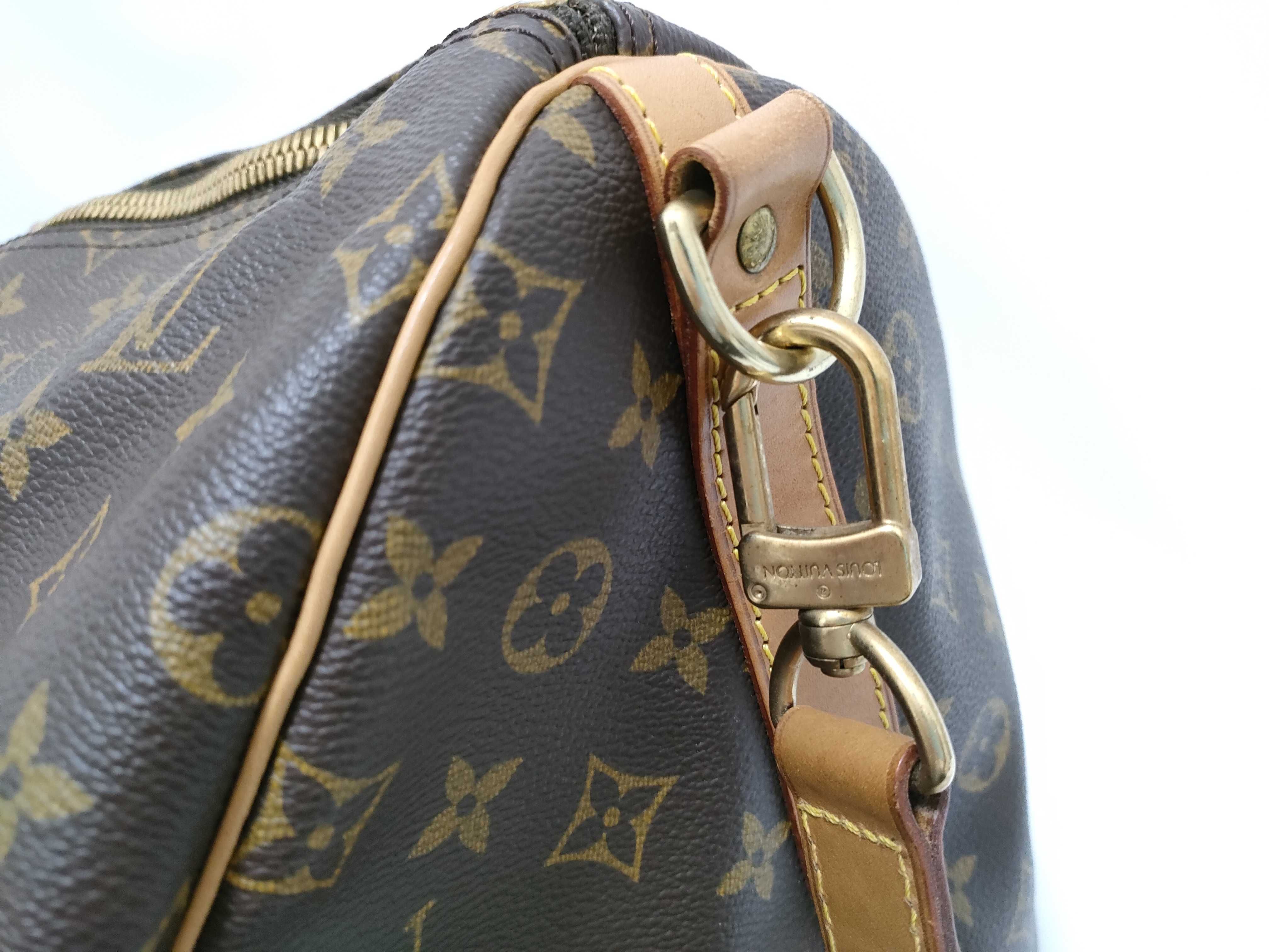 Monogram Vuitton Keepall Bandoulière 55 Boston Bag — view 14