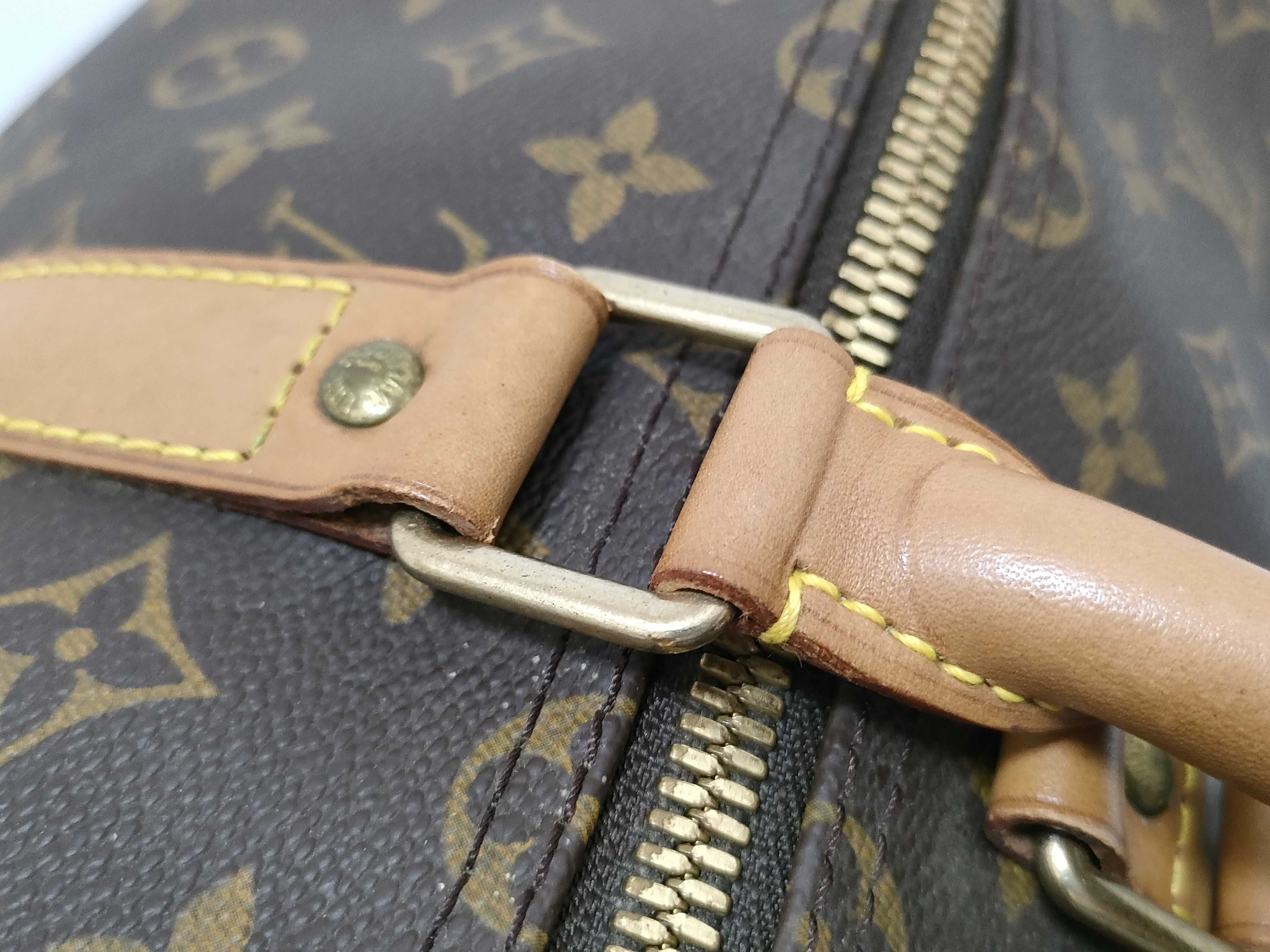 Monogram Vuitton Keepall Bandoulière 55 Boston Bag — view 5