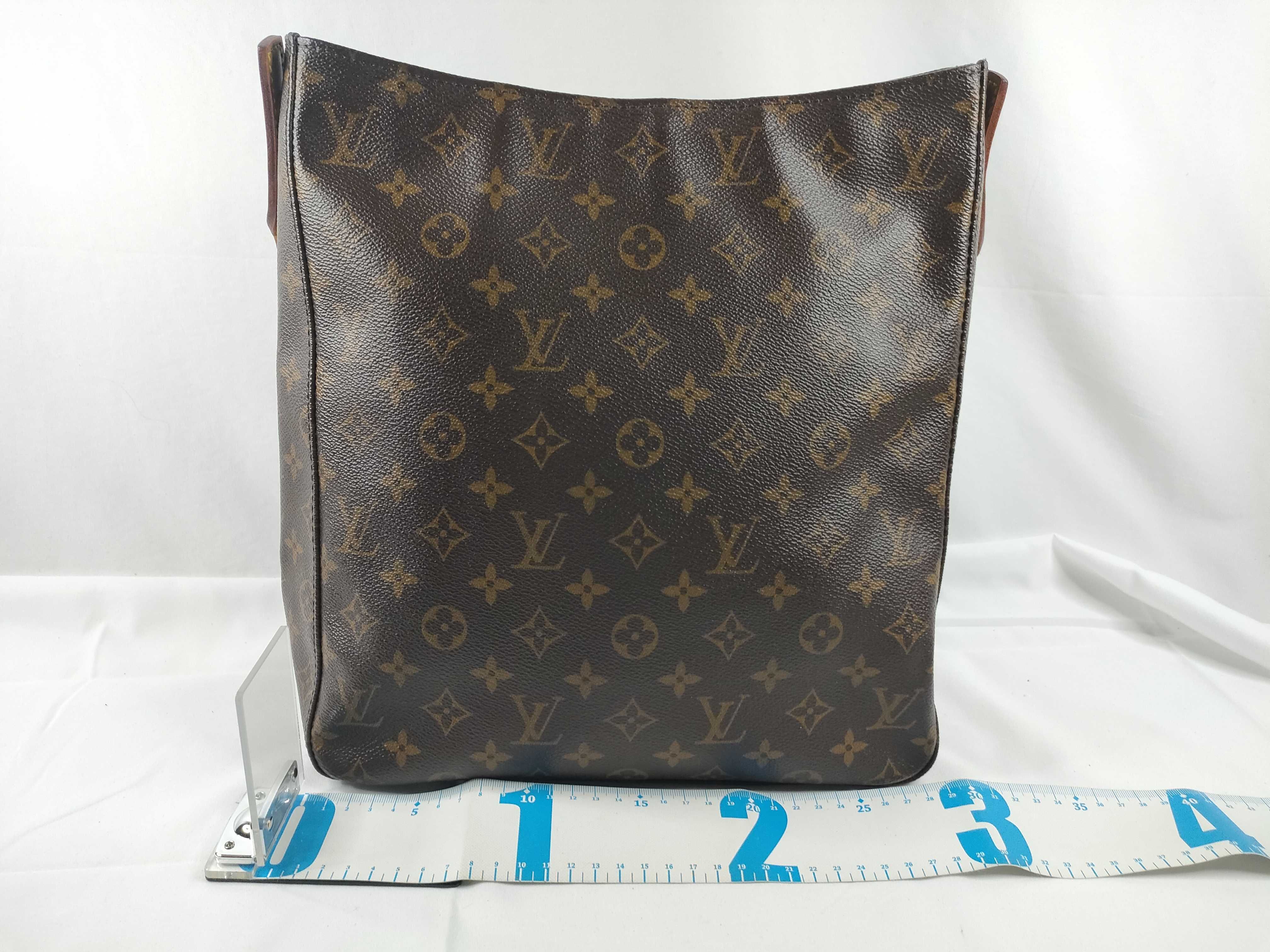 Brown Monogram Looping GM M51145 Shoulder Bag — view 2