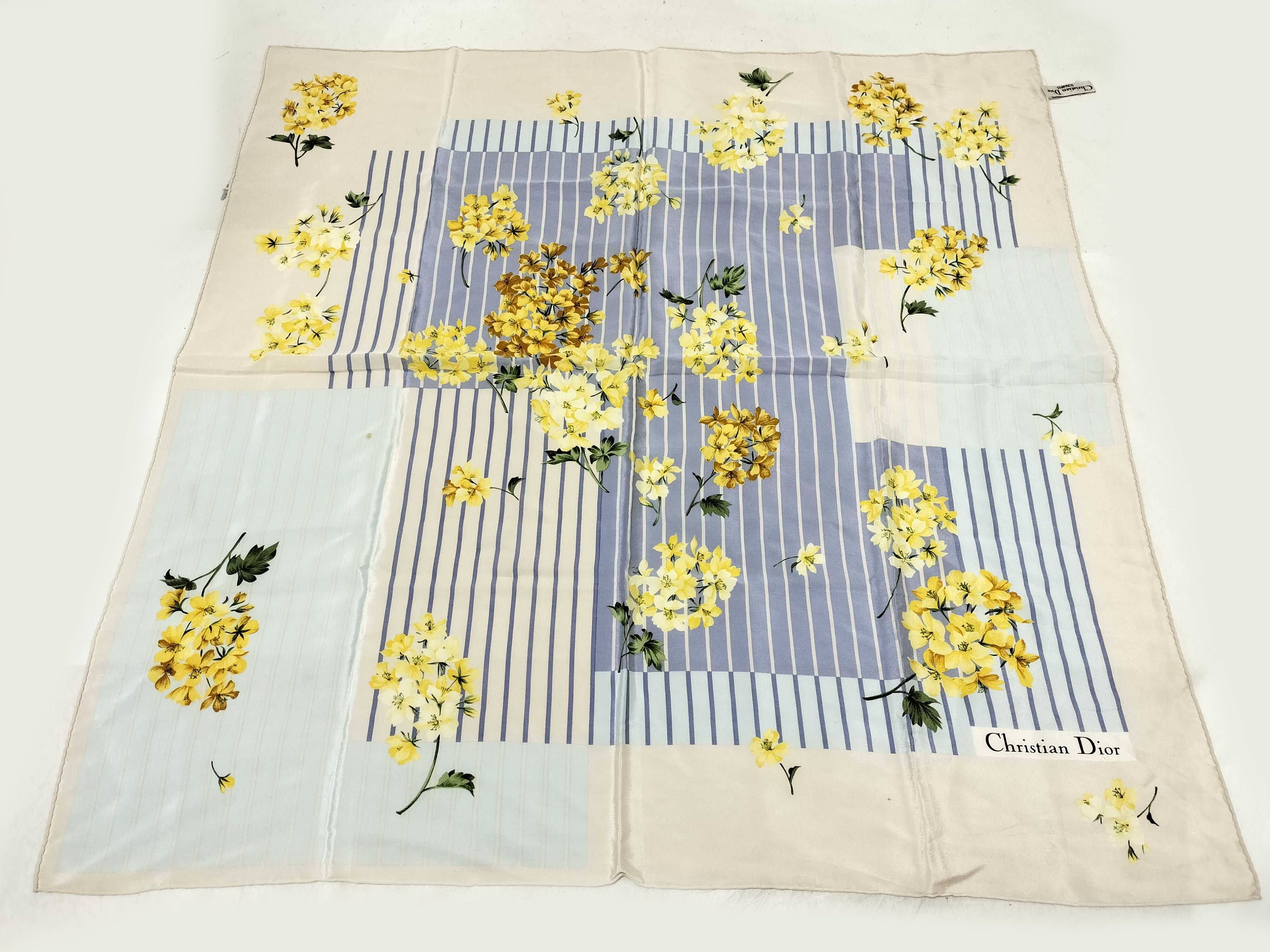 floral scarf and other accessories