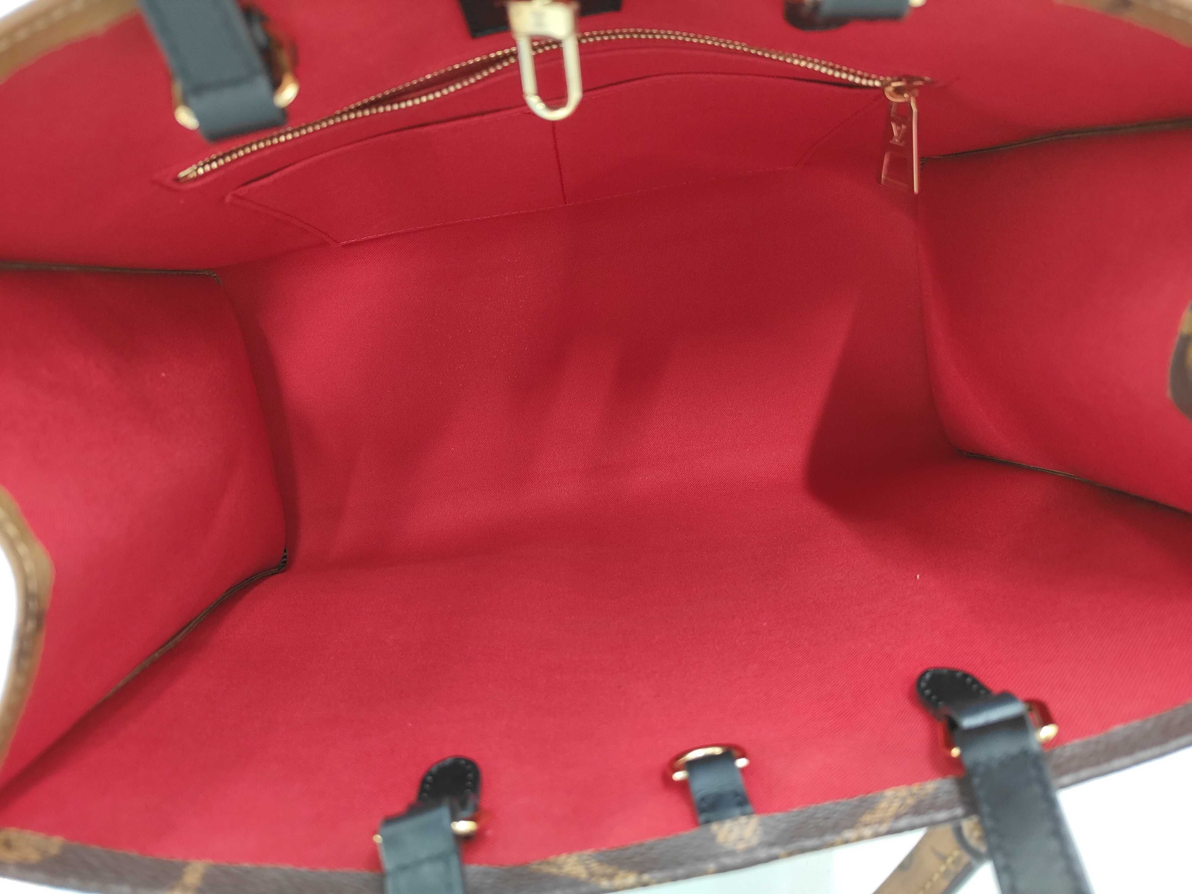 OnTheGo M size Monogram Coated Canvas Tote Bag Shoulder & Handbag Tote Bag — view 8