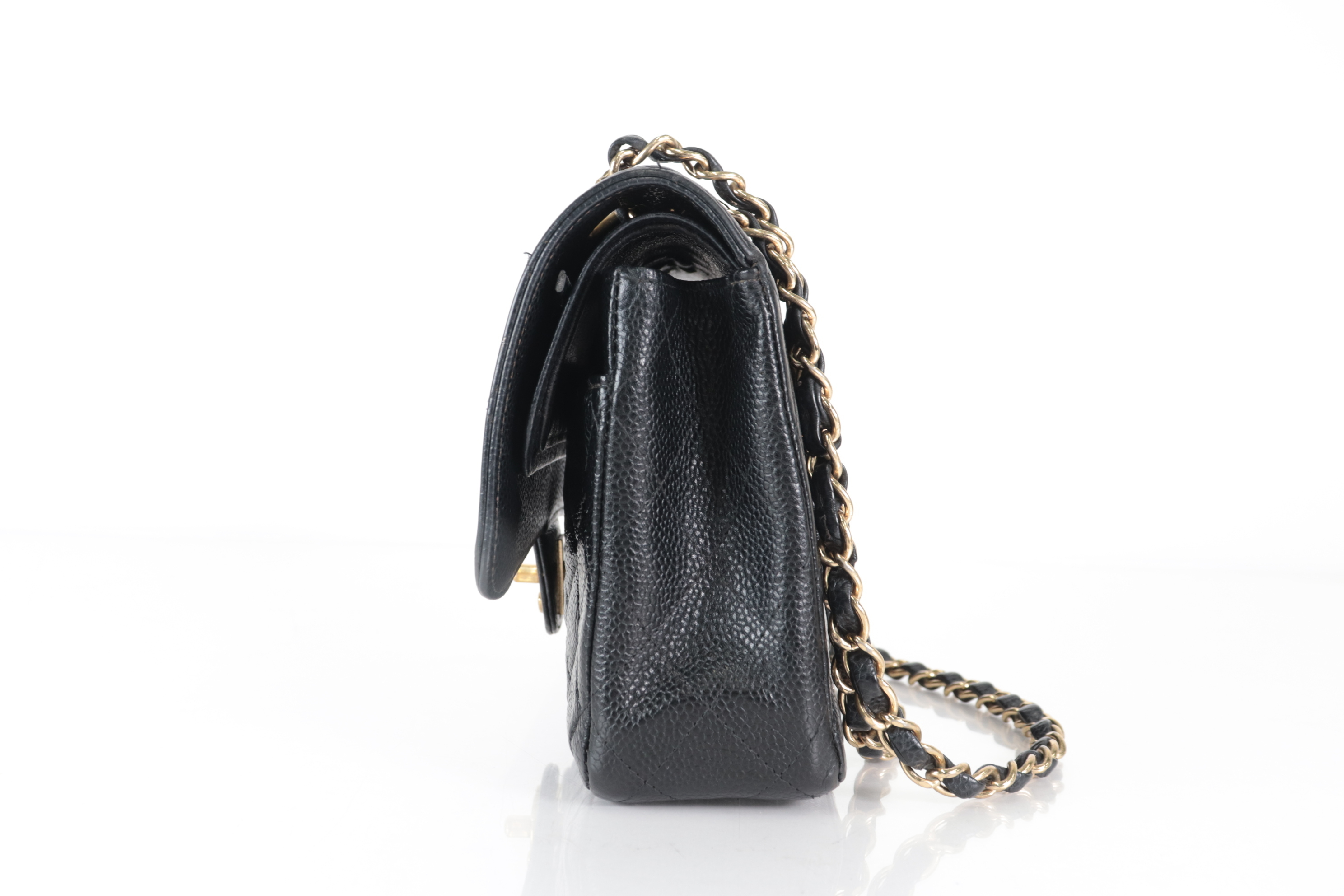 W-Flap 25 Caviar Leather Shoulder Bag (Serial No. 7) — view 5