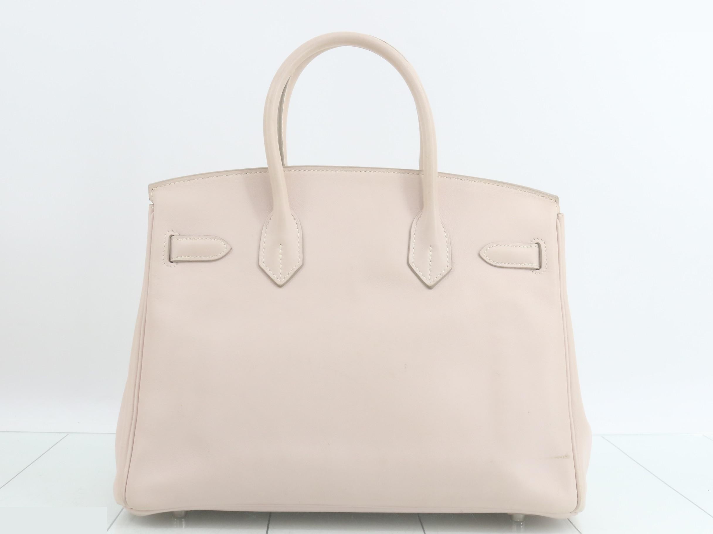 Birkin 30, pink, Swift leather — view 3