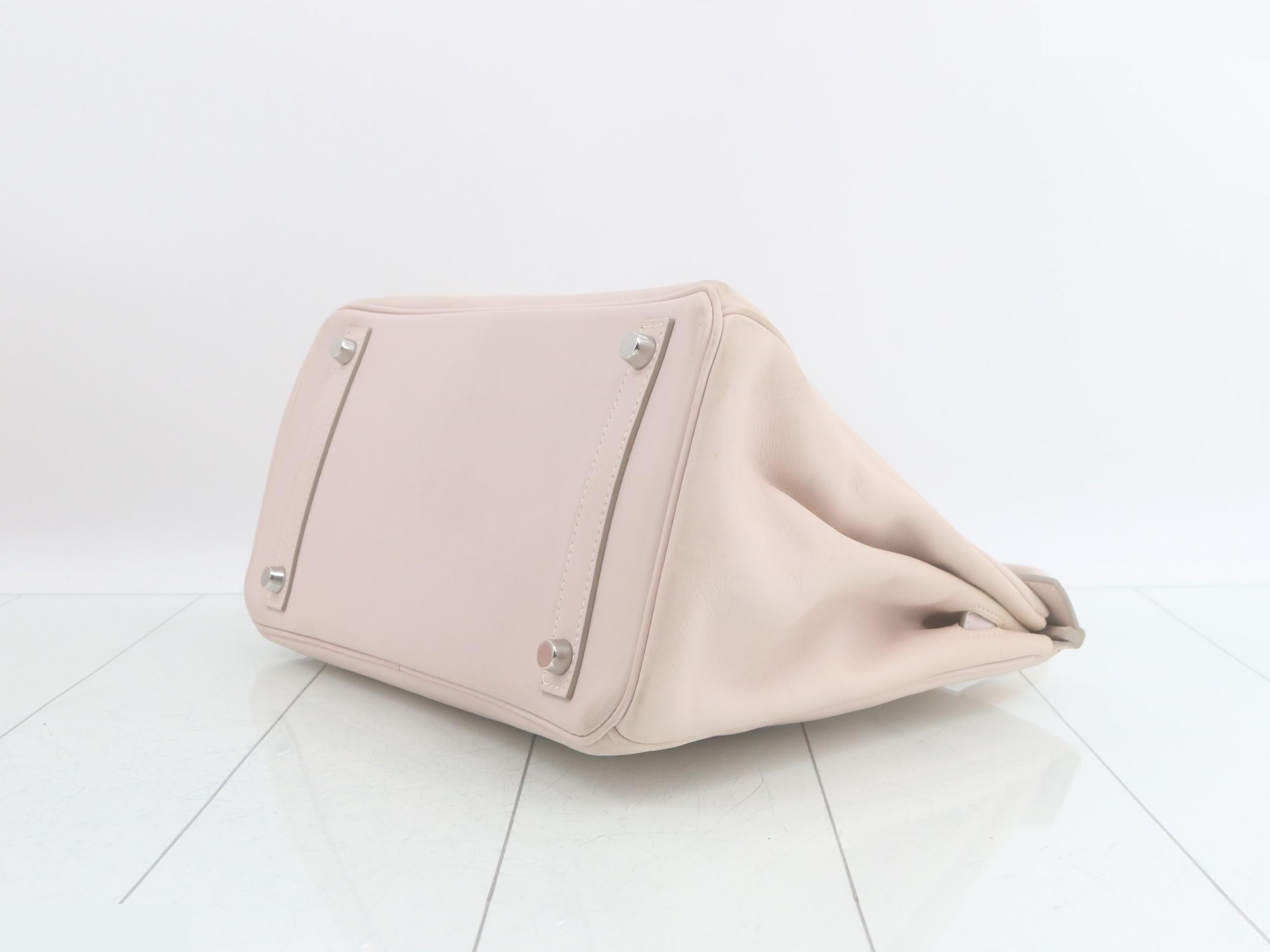 Birkin 30, pink, Swift leather — view 7
