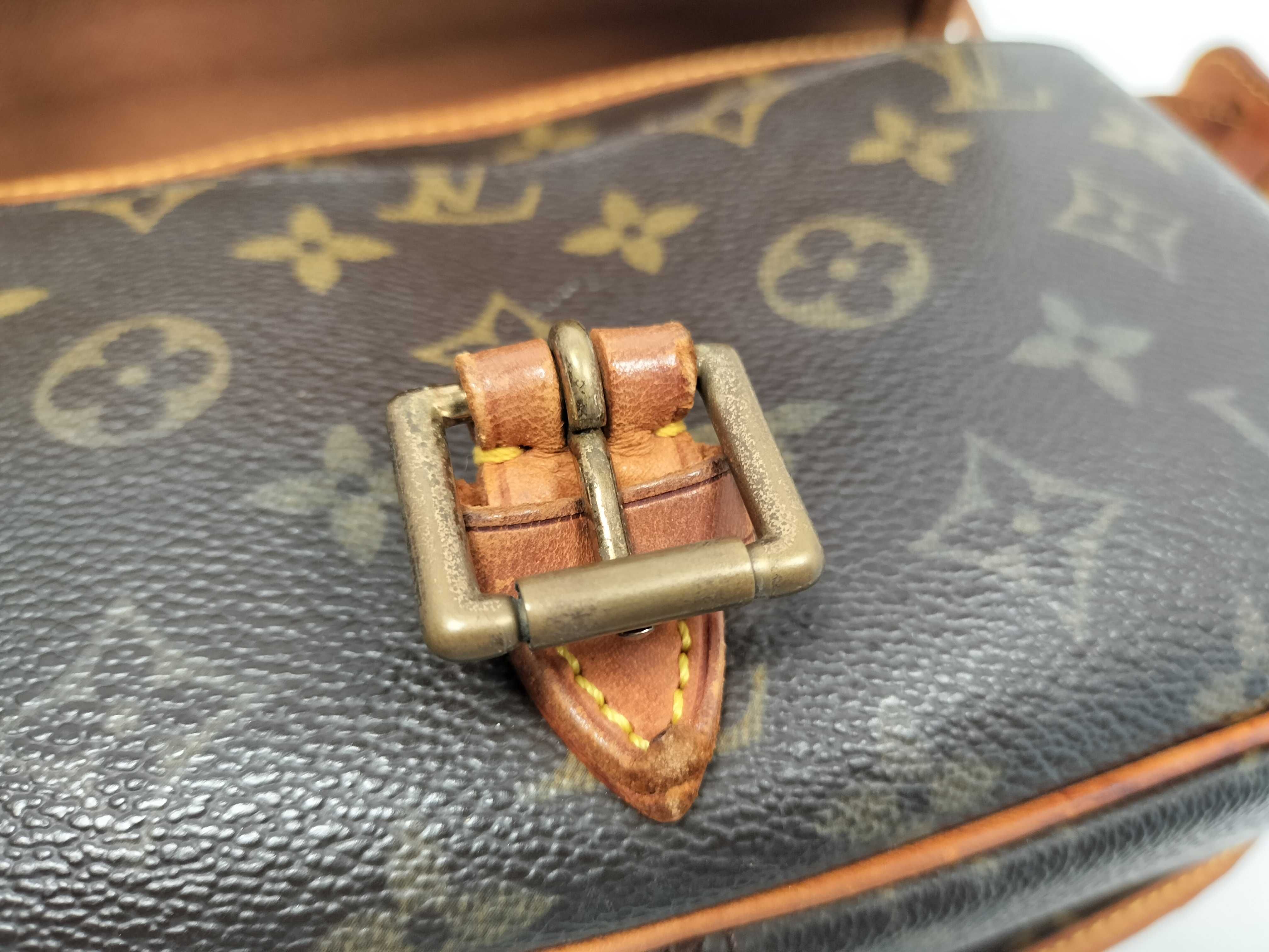 Monogram 【03】 Louis Vuitton Monogram Sologne Crossbody Shoulder Bag (Brown) — view 14
