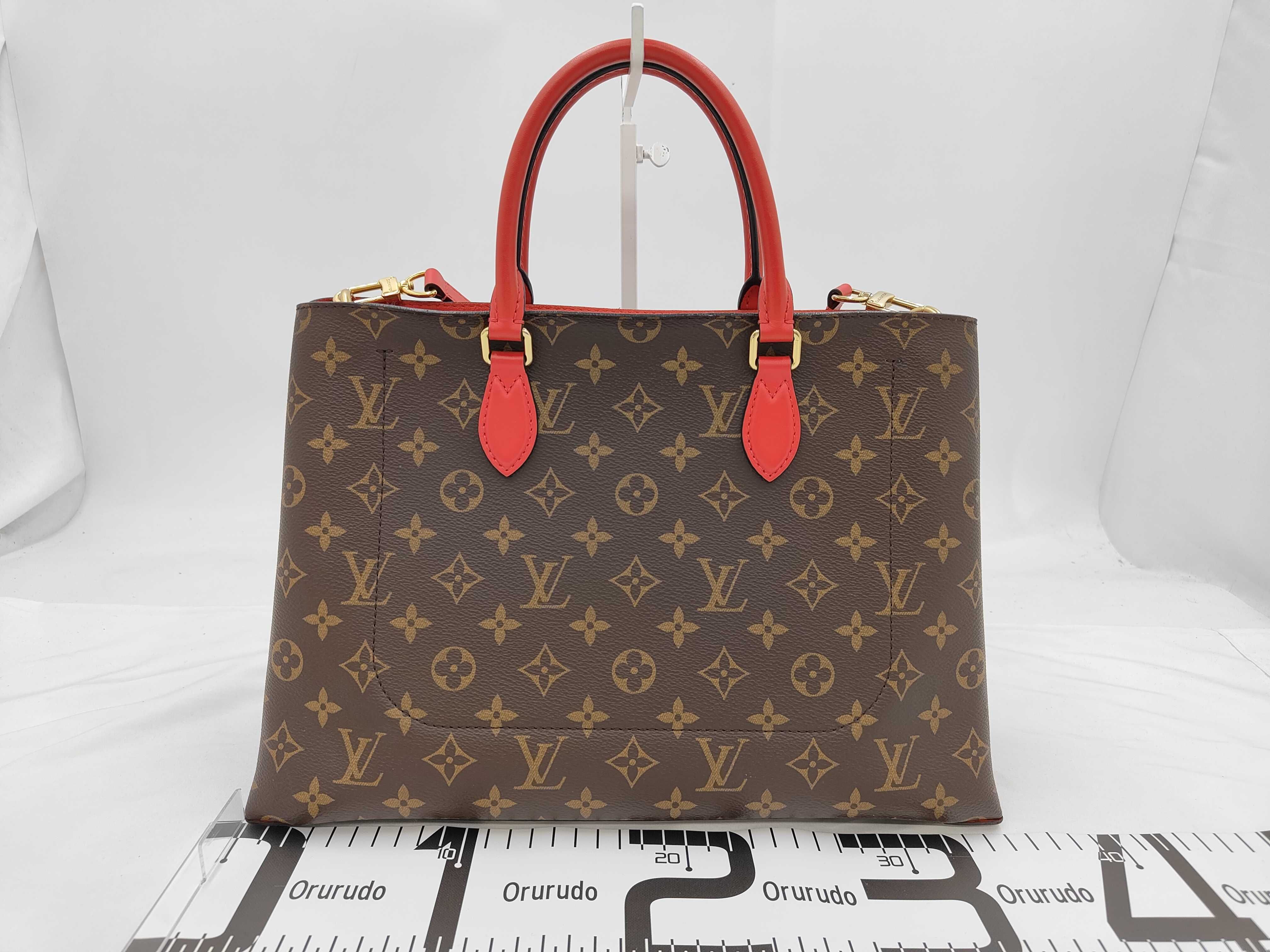 Monogram Flower Tote M43553 SR1159 Brown RFID Reactive Bag — view 2