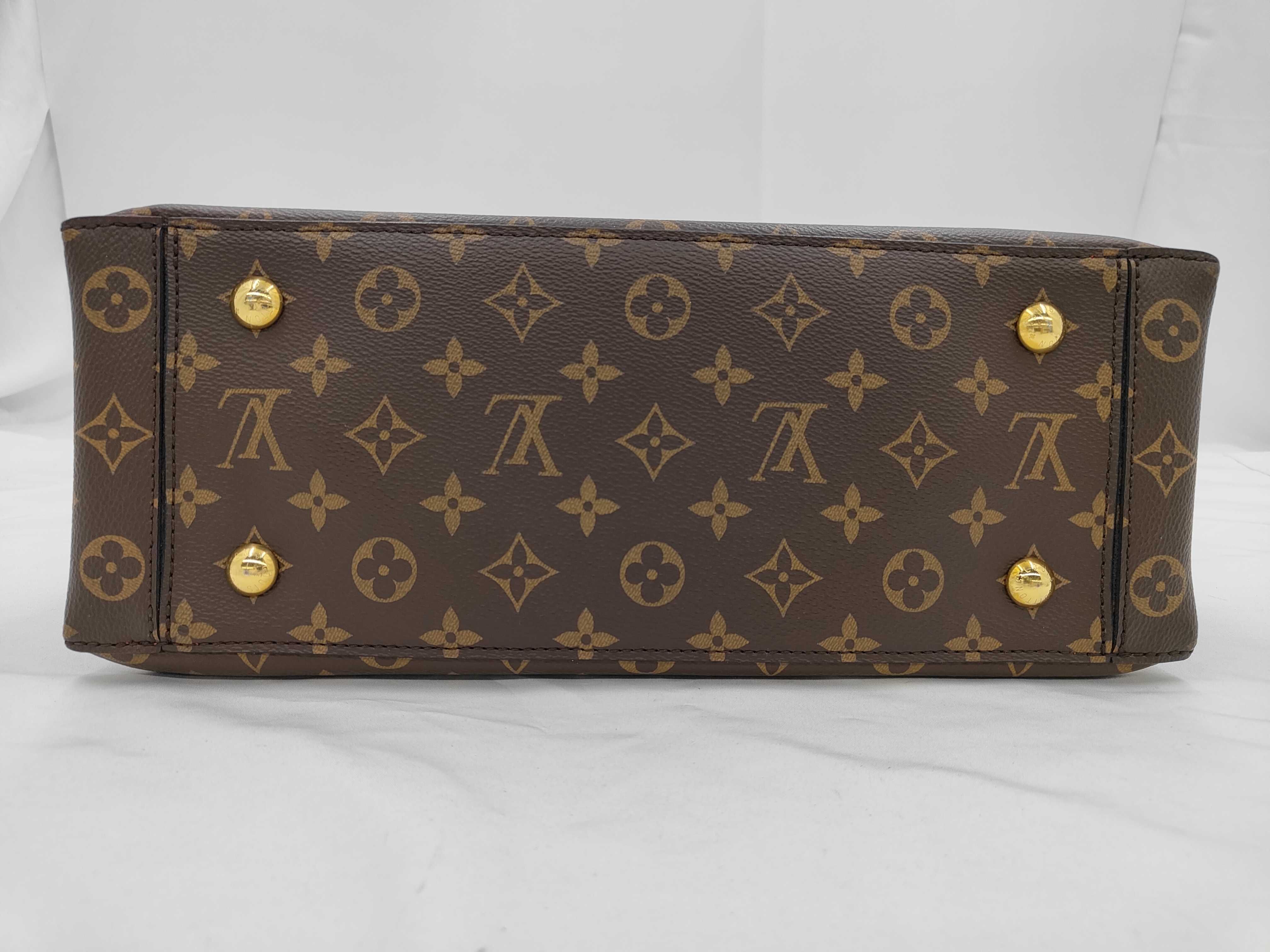 Monogram Flower Tote M43553 SR1159 Brown RFID Reactive Bag — view 14
