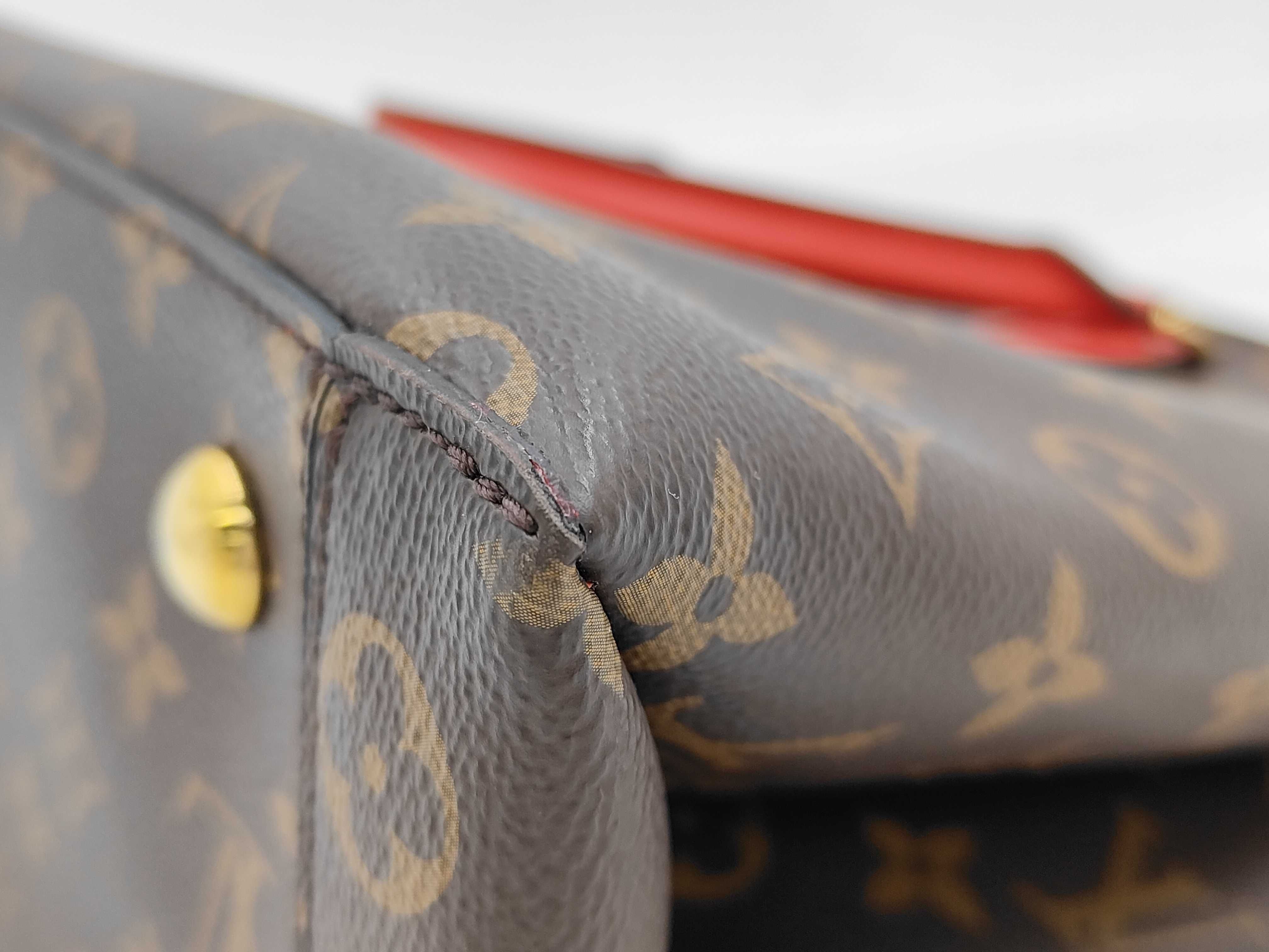 Monogram Flower Tote M43553 SR1159 Brown RFID Reactive Bag — view 15