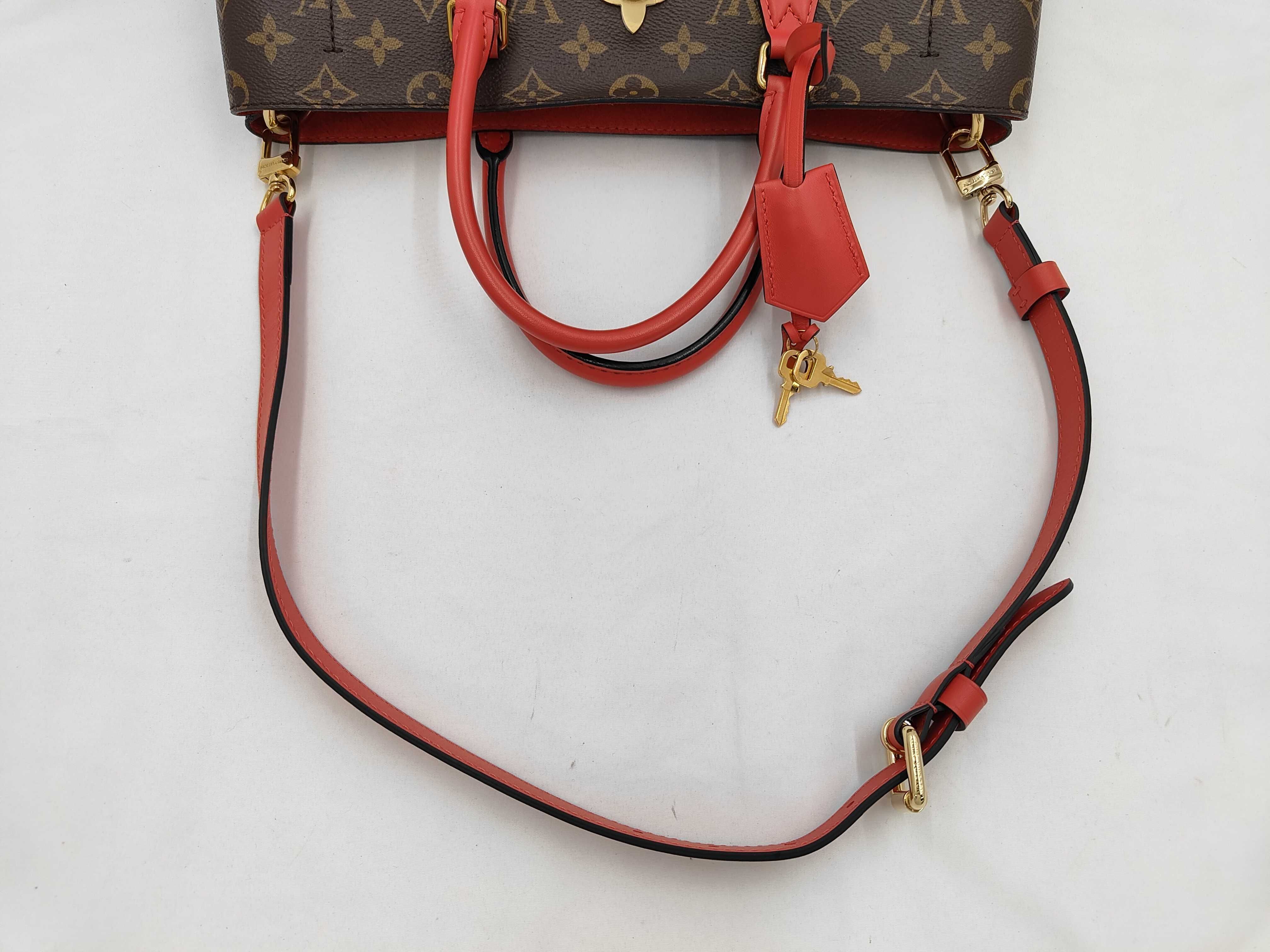 Monogram Flower Tote M43553 SR1159 Brown RFID Reactive Bag — view 3